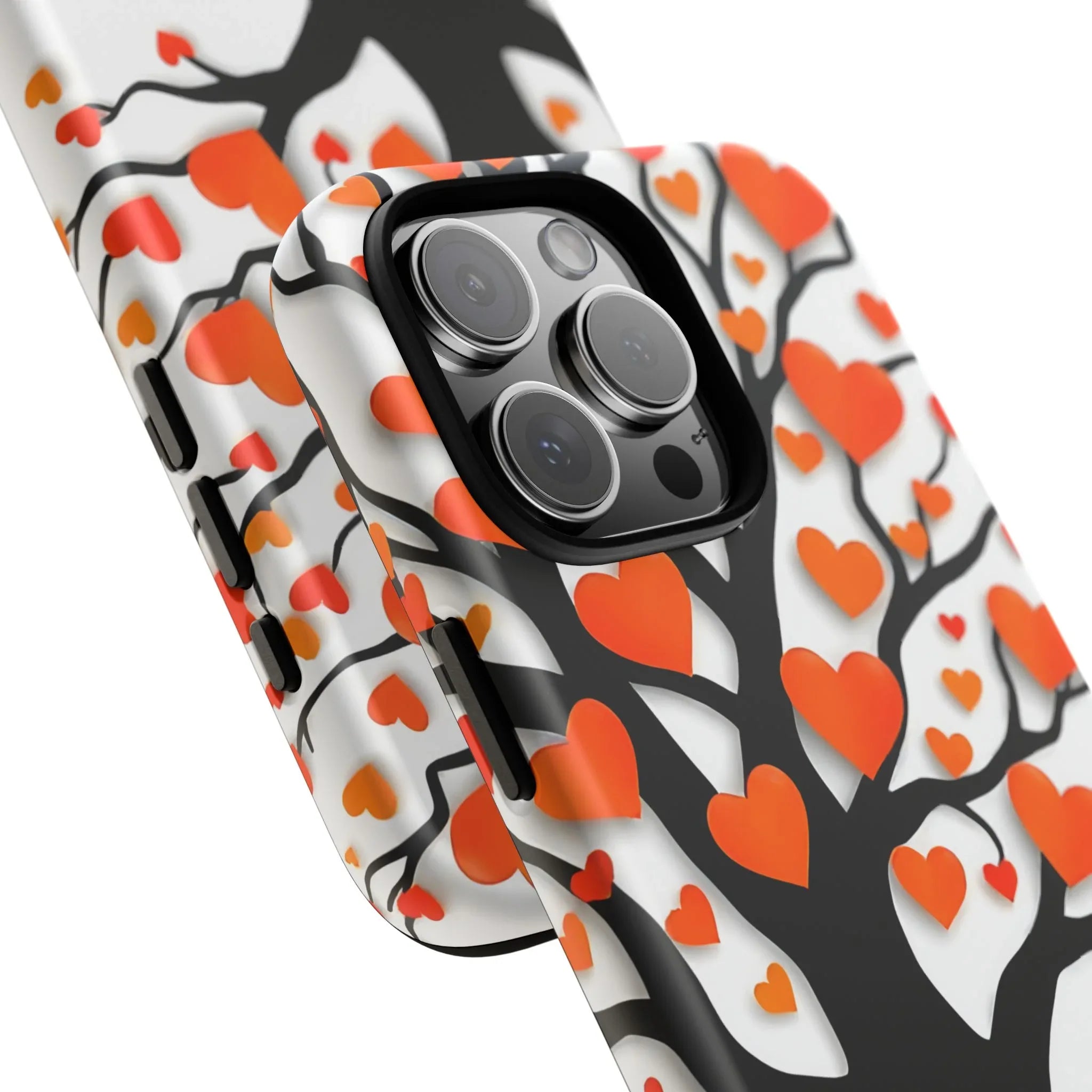 Heart Design Phone Case for iPhone 11–17 and Galaxy S20–S25 - KARARMDESIGN