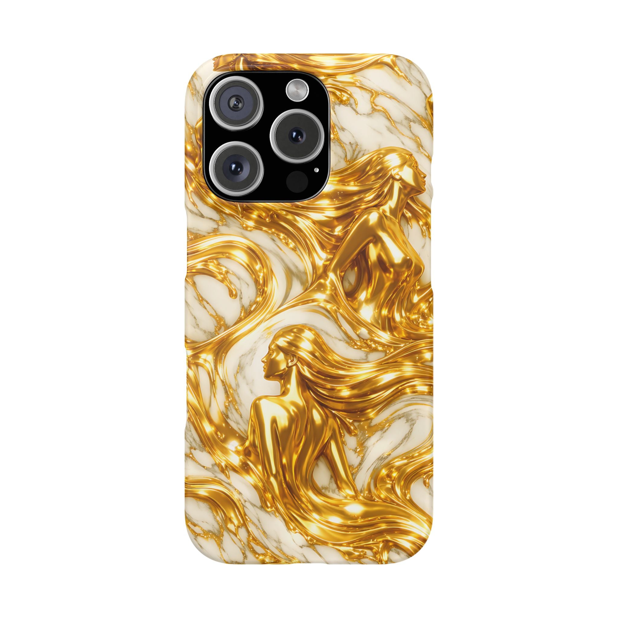 Divine Gold Woman Snap Phone Case for iPhone & Galaxy