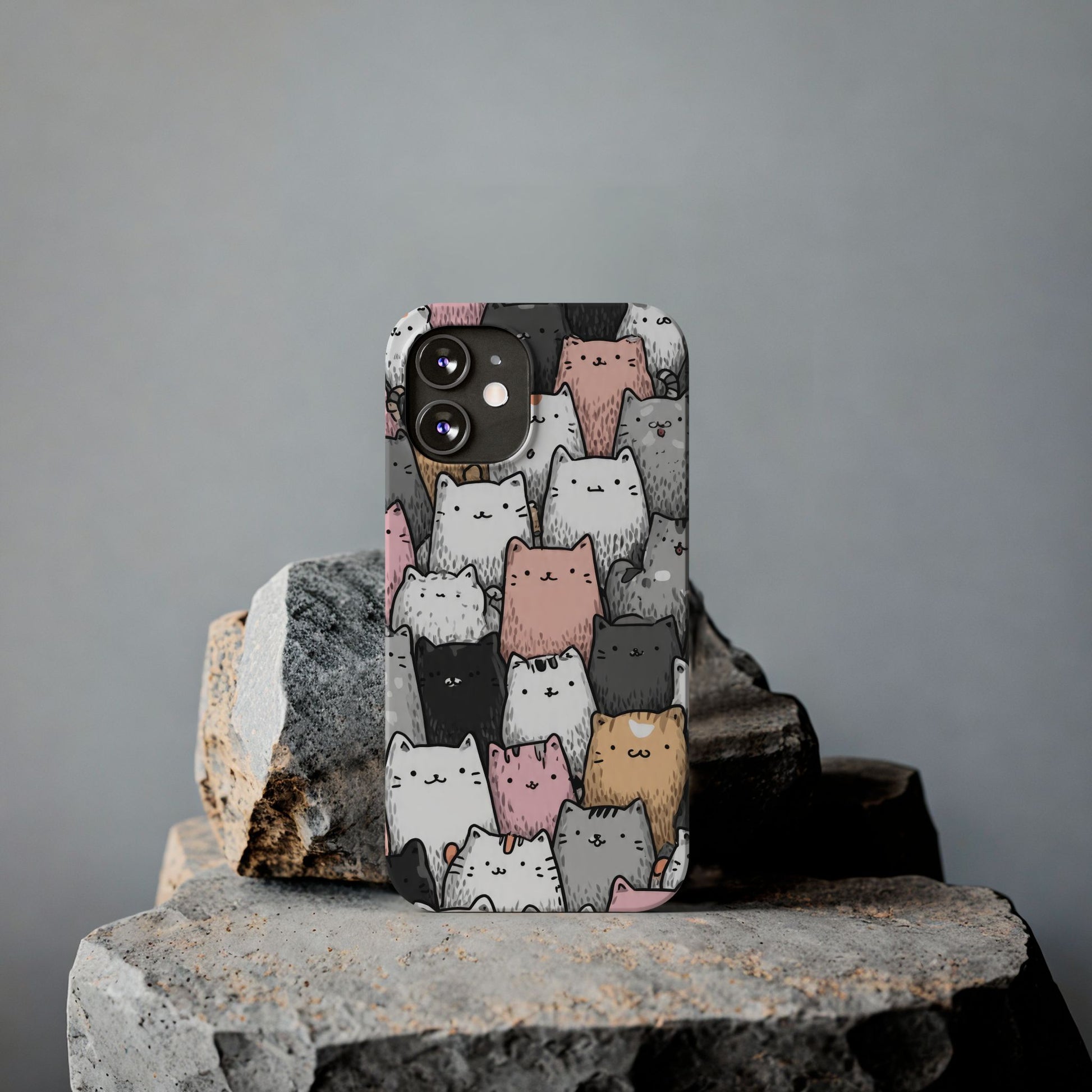 Cat Carnival Phone Case for iPhone 11-17 Models - KARARMDESIGN