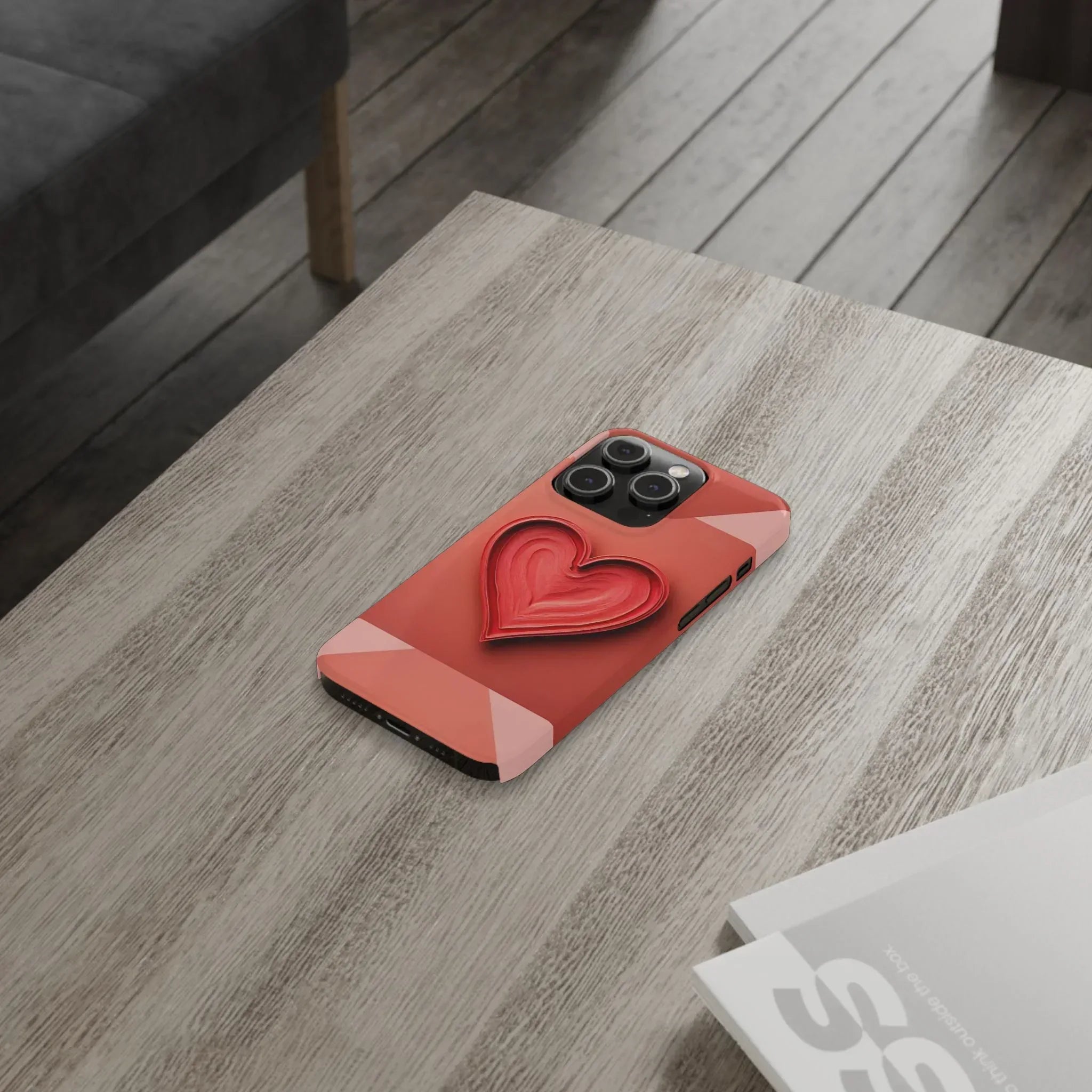 Heart Design Phone Case for iPhone 11-17 - KARARMDESIGN