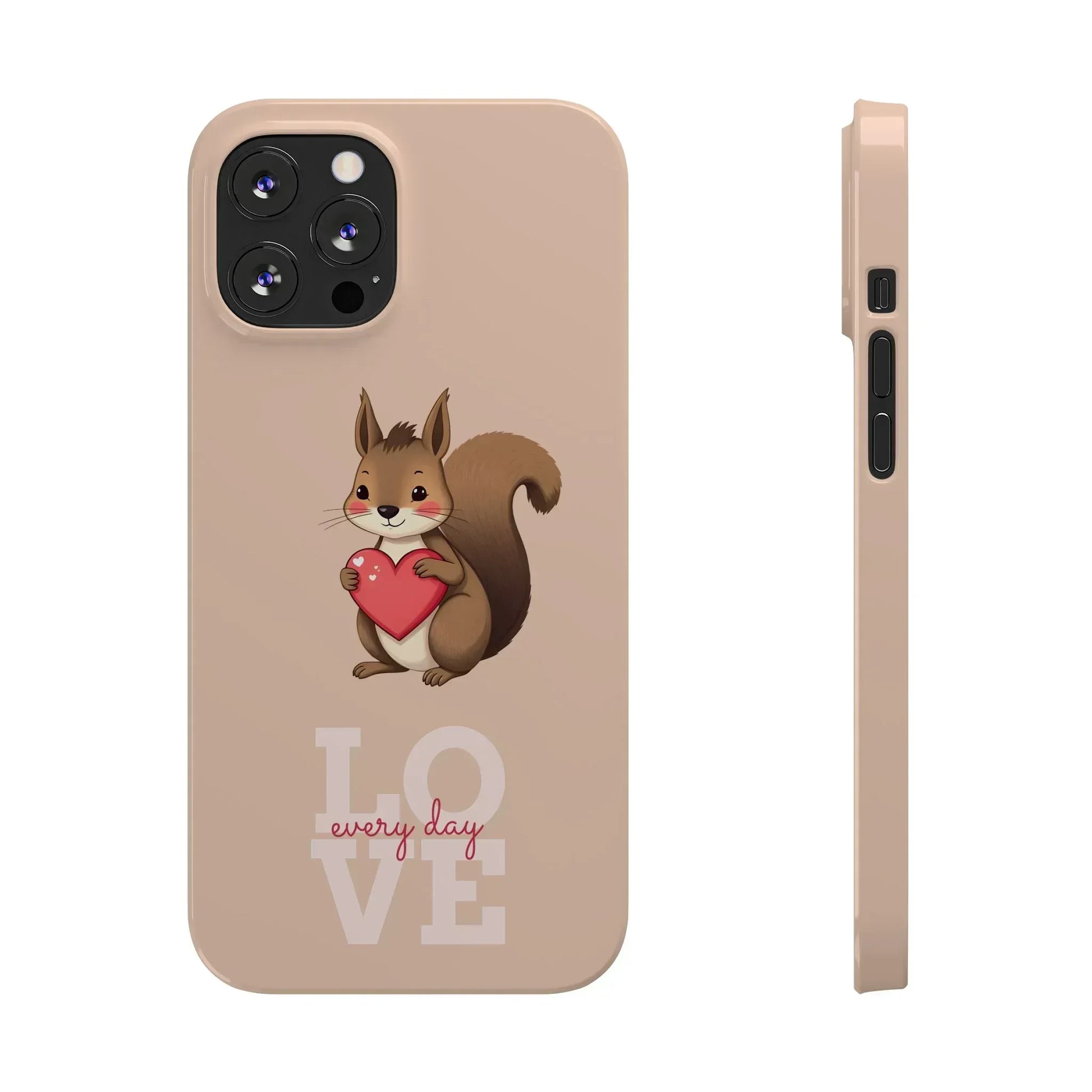 Cute Squirrel Phone Case for iPhone 11-17 - KARARMDESIGN