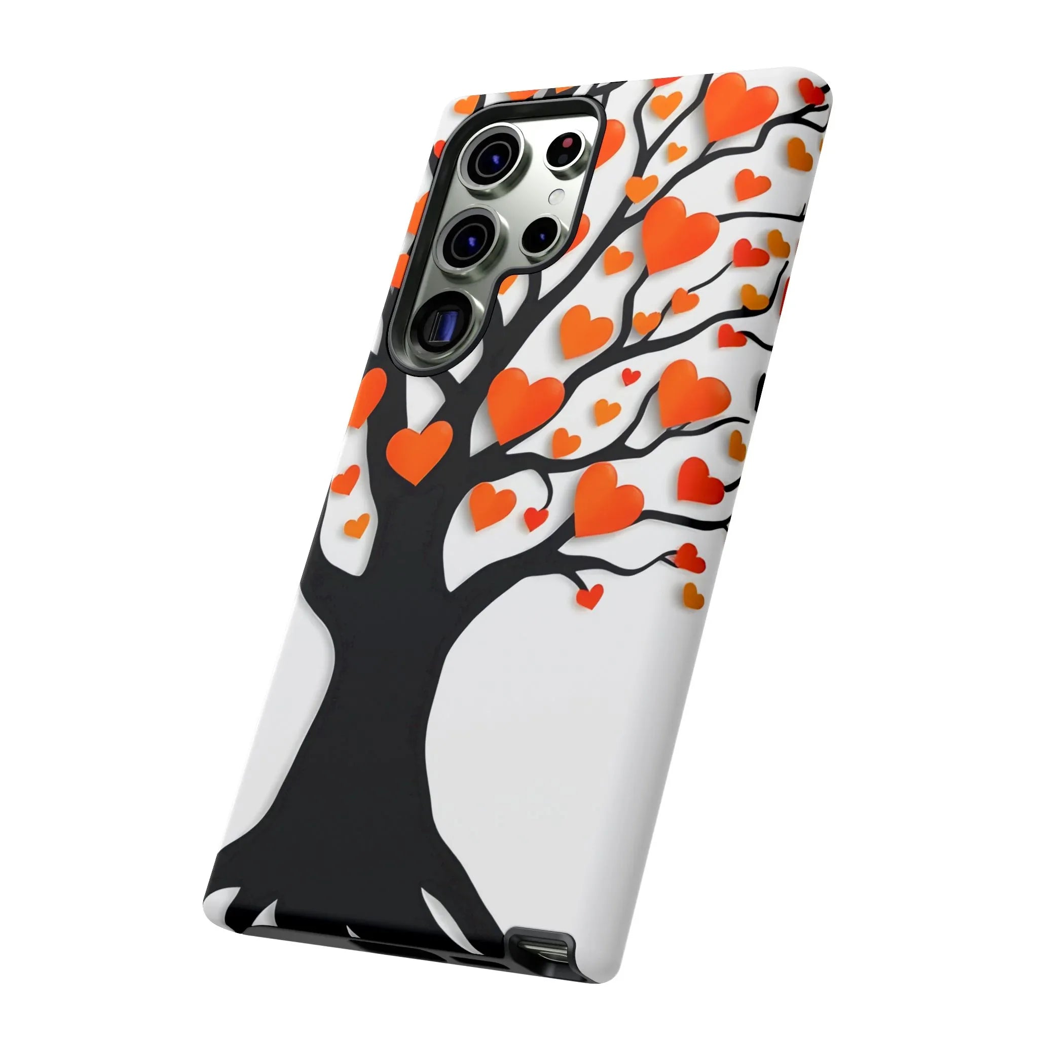 Heart Design Phone Case for iPhone 11–17 and Galaxy S20–S25 - KARARMDESIGN