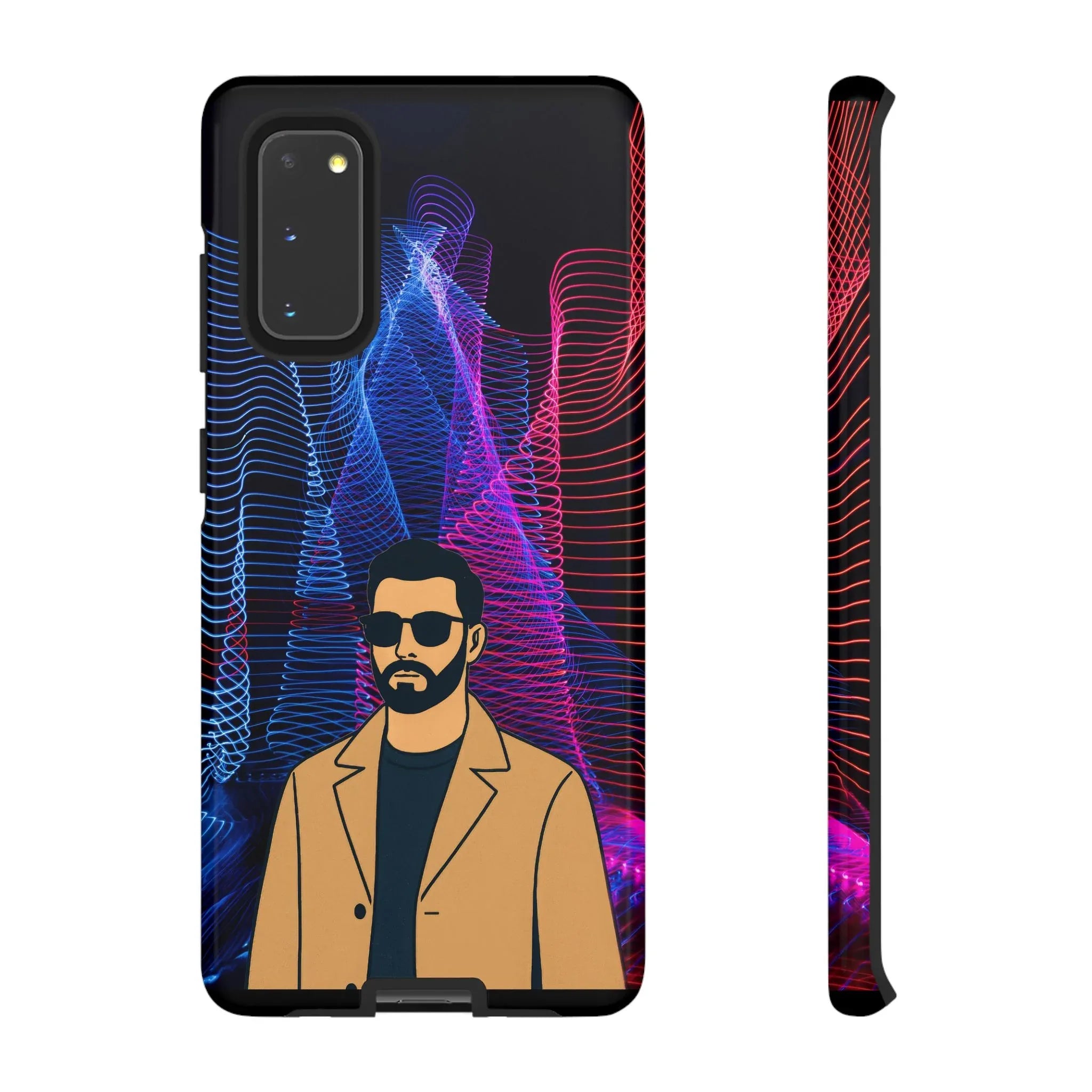 Bearded Style Phone Case for iPhone 11-17 and Galaxy S20-S25 - KARARMDESIGN