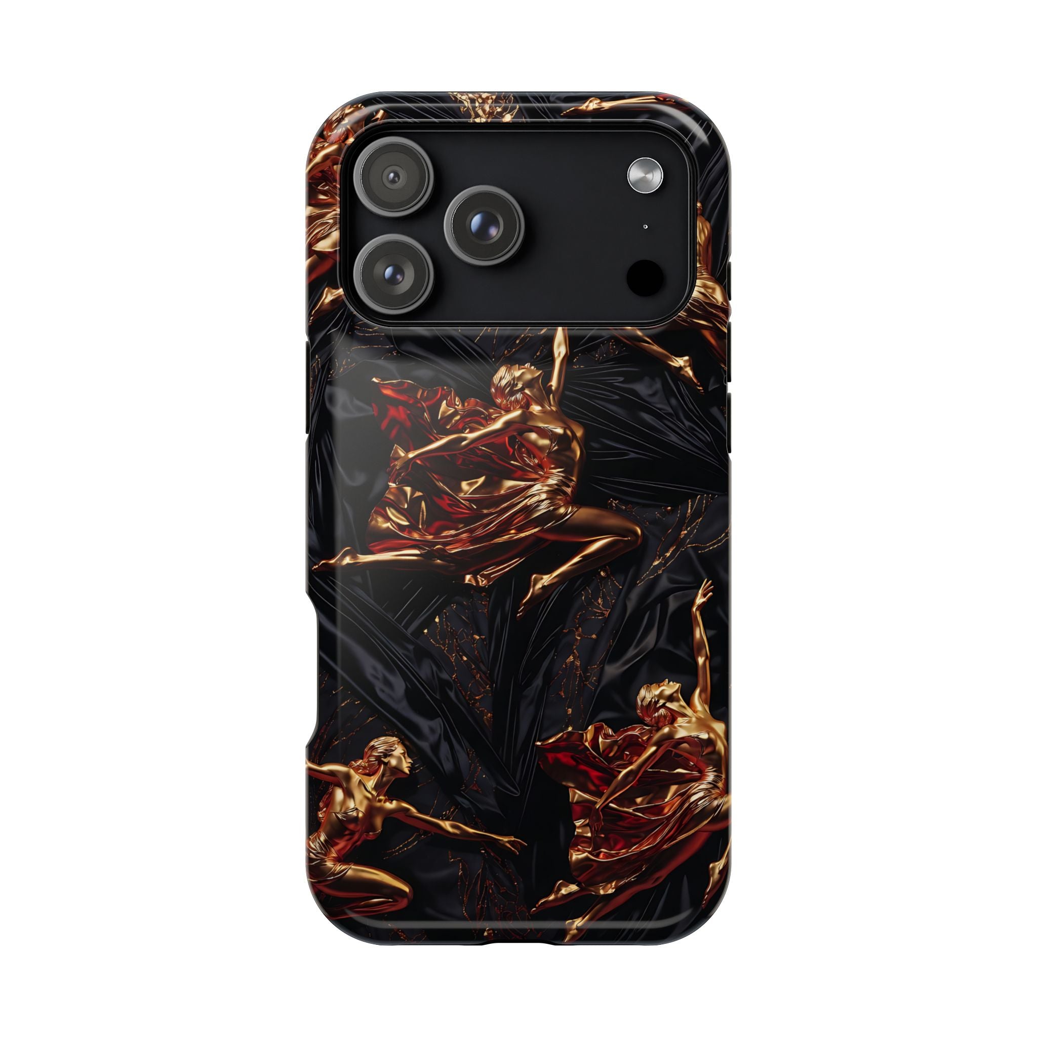 Gold Sculpture Phone Case for iPhone 13-17 & Samsung Galaxy S26