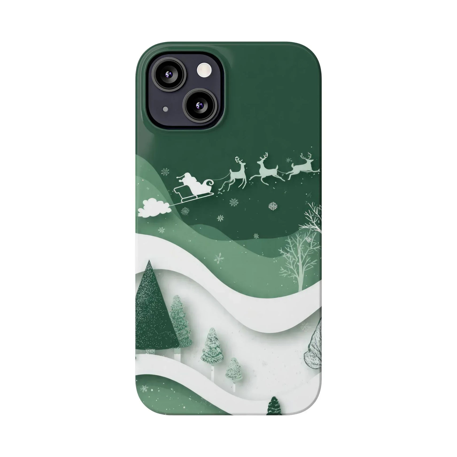 Evergreen Forest Phone Case for iPhone 11–17 - KARARMDESIGN