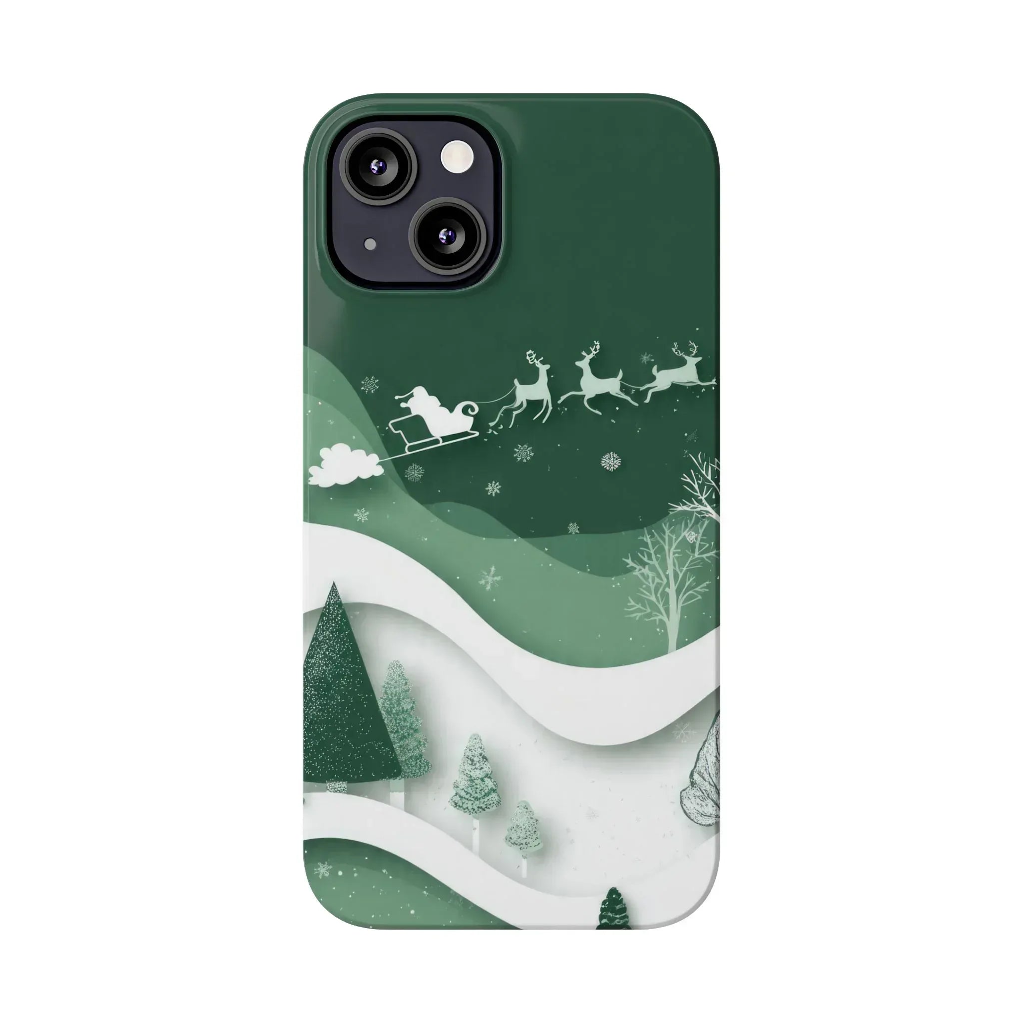 Evergreen Forest Phone Case for iPhone 11–17 - KARARMDESIGN