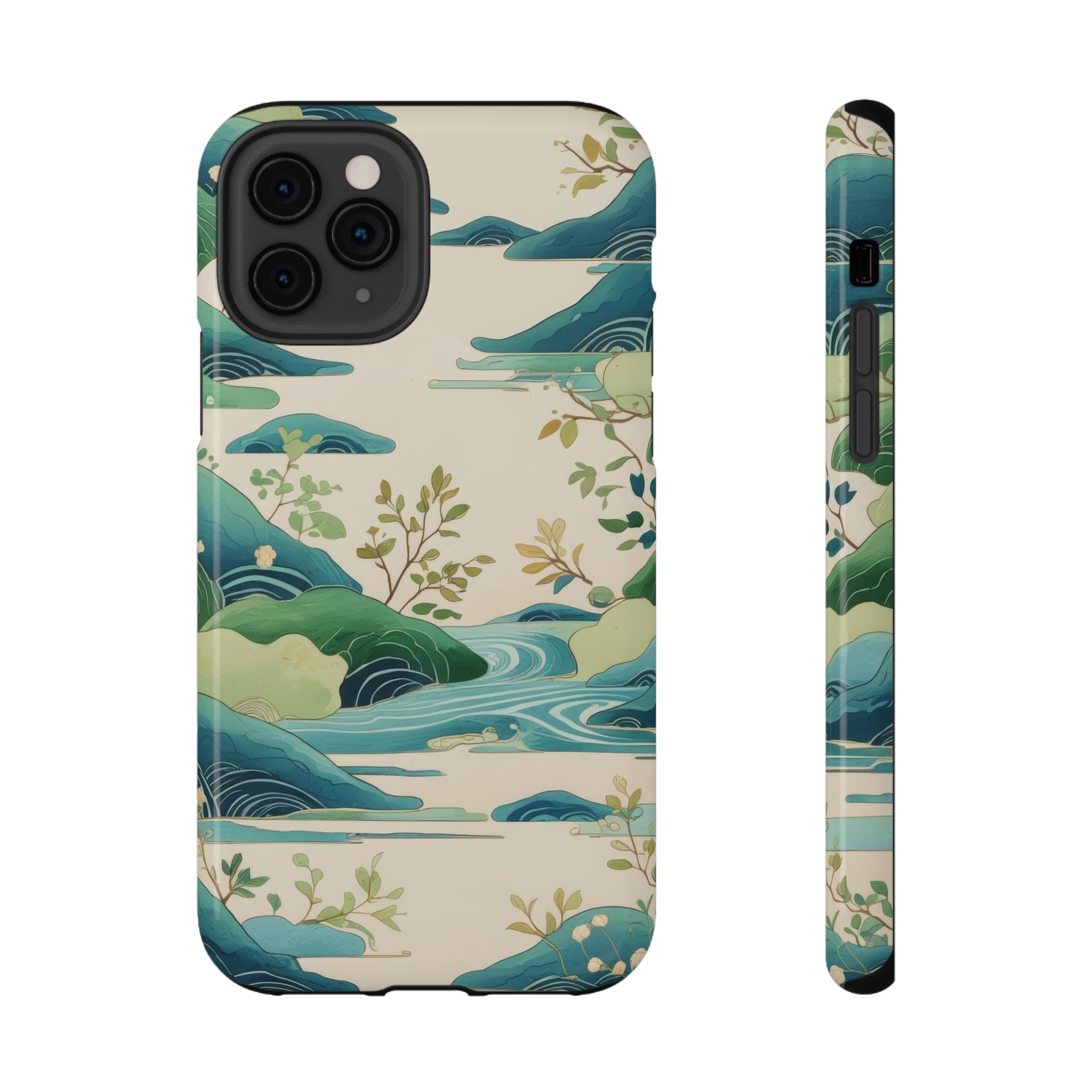 Nature Landscape Phone Case for iPhone 11-17 and Galaxy S22-S26