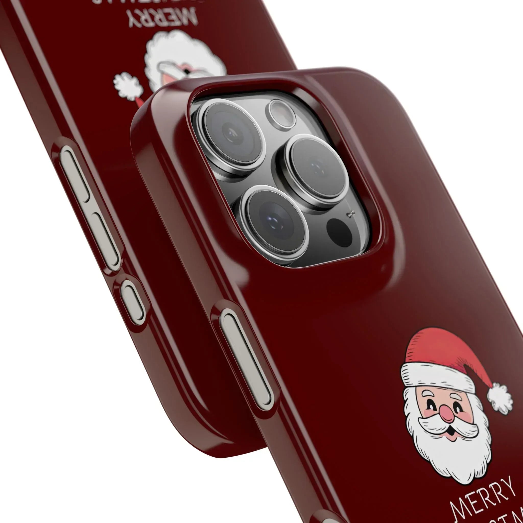 Crimson Claus Phone Case for iPhone 8-17 and Galaxy S20-S25 - KARARMDESIGN