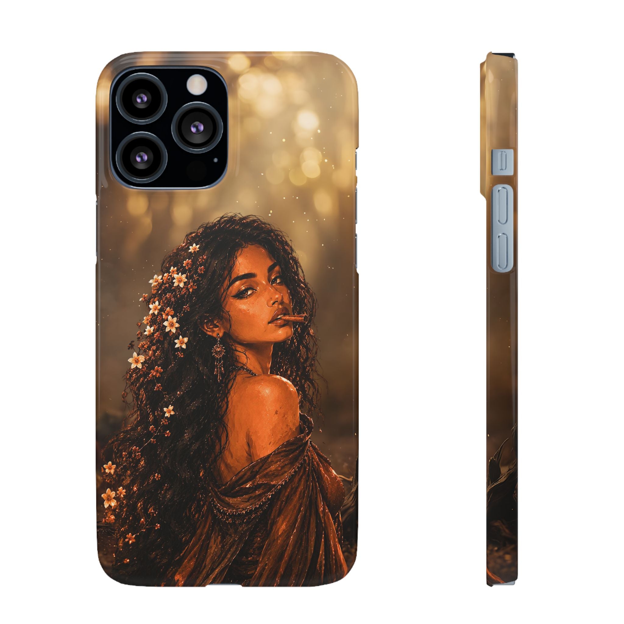 Cinnamon Girl Phone Case for iPhone 11-17 & Samsung Galaxy S20-S26