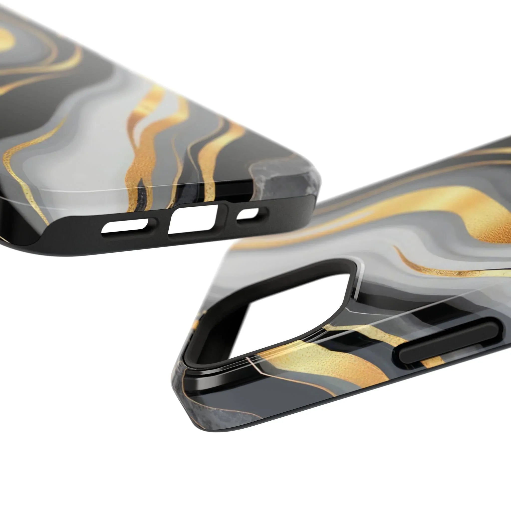 Modern Marble Flow Phone Case for iPhone 11-17 - KARARMDESIGN