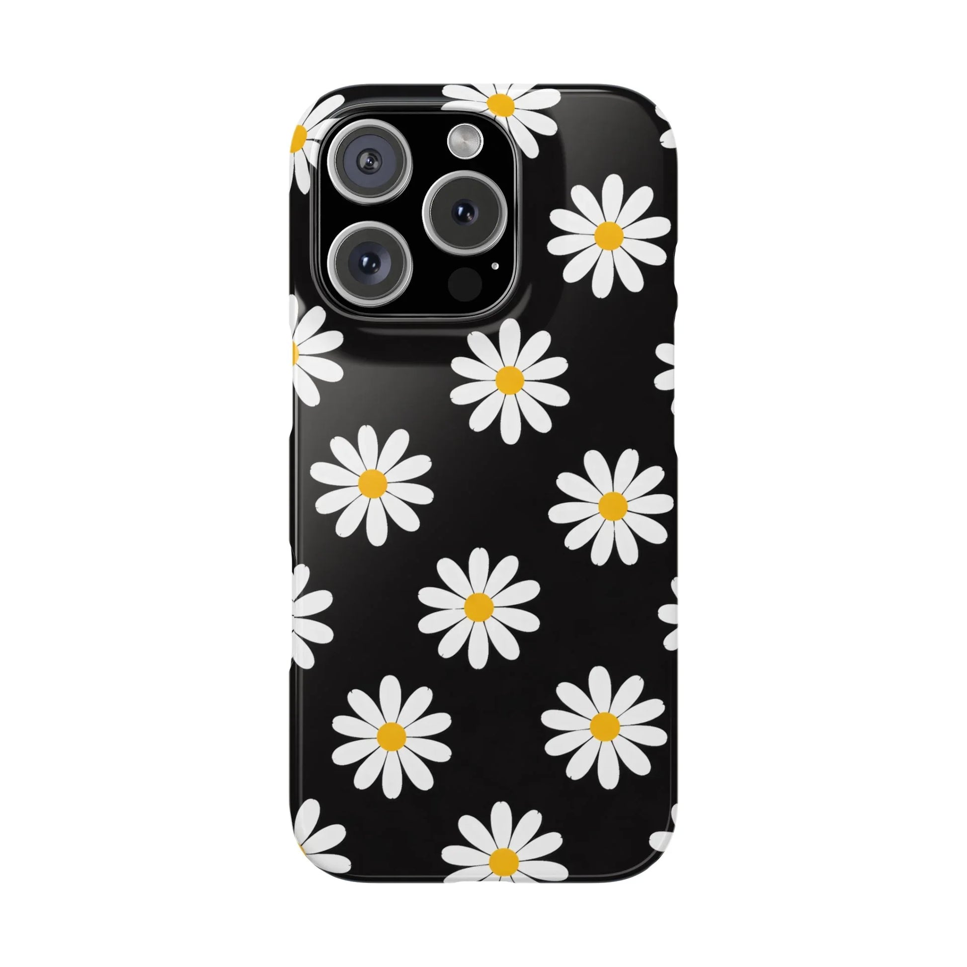 Daisy Charm Phone Case for iPhone 11-17 and Galaxy S20-S25 - KARARMDESIGN