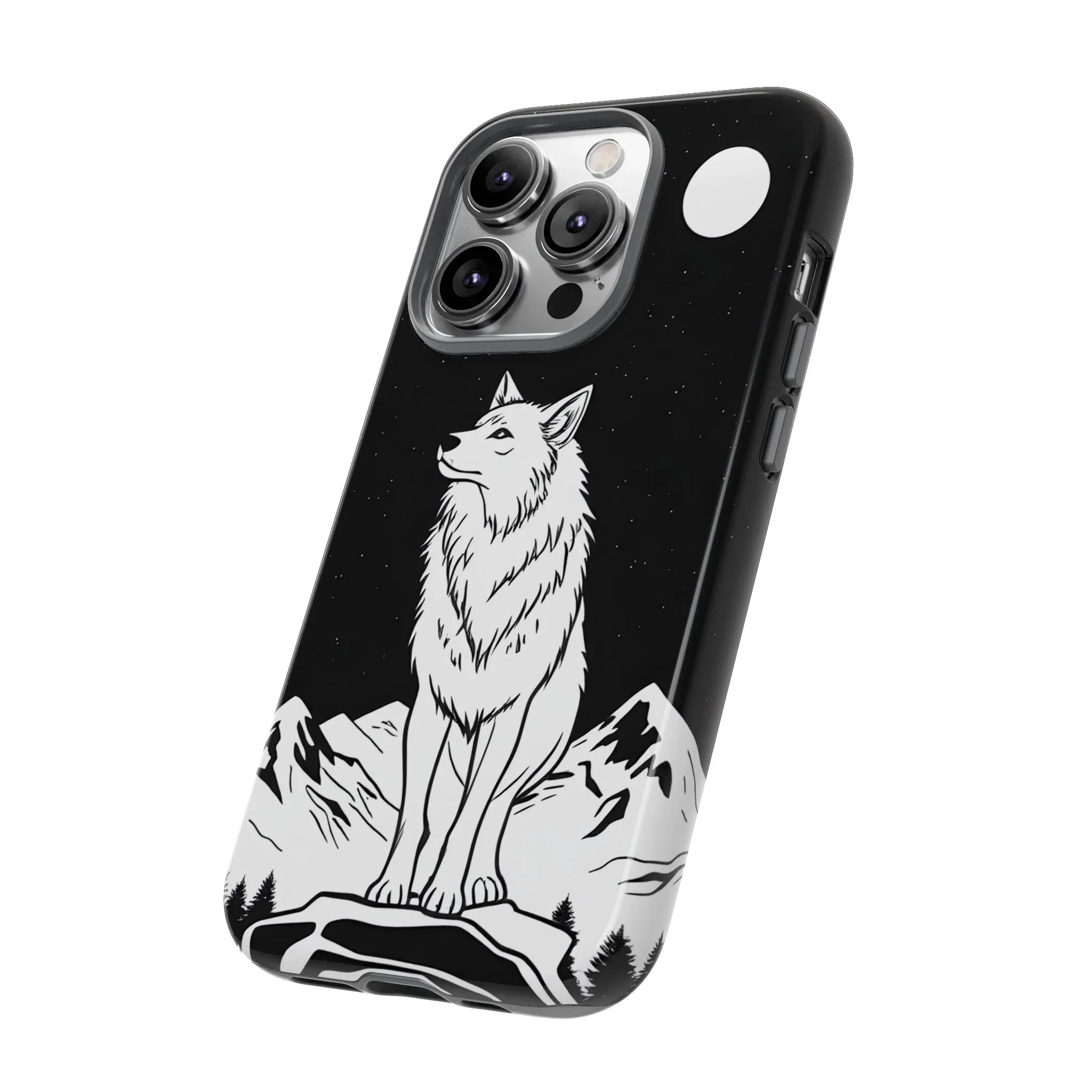 Majestic Wolf Phone Case for iPhone and Galaxy - KARARMDESIGN