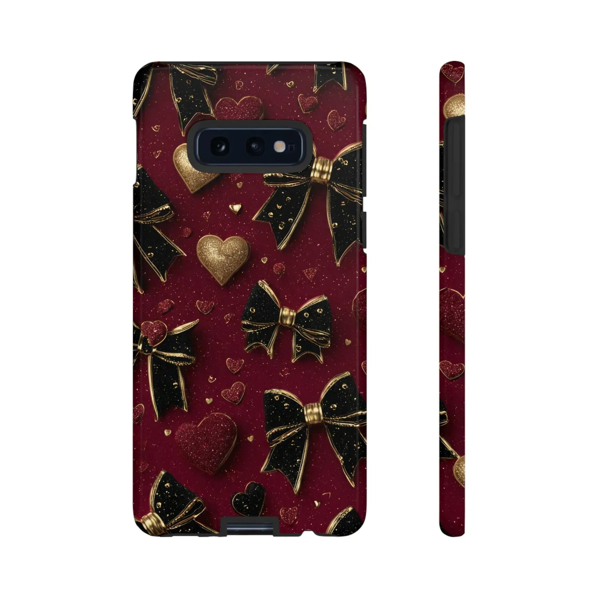 Velvet Valentine Charm Phone Case for iPhone 11-17 and Galaxy S10-S25 - KARARMDESIGN