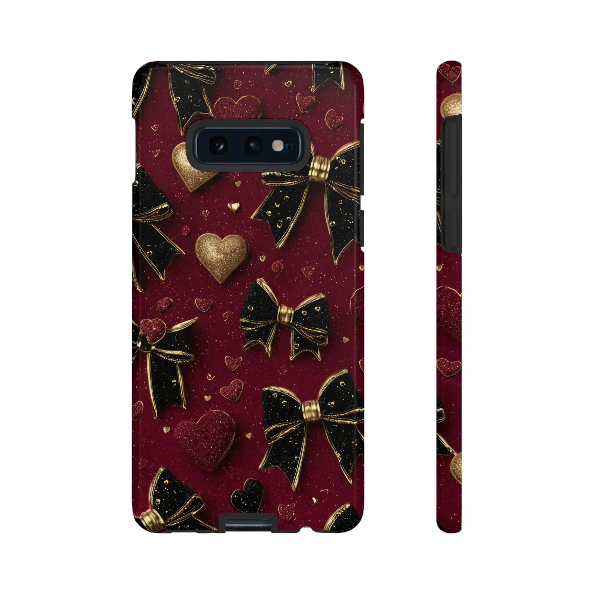 Velvet Valentine Charm Phone Case for iPhone 11-17 and Galaxy S10-S25 - KARARMDESIGN