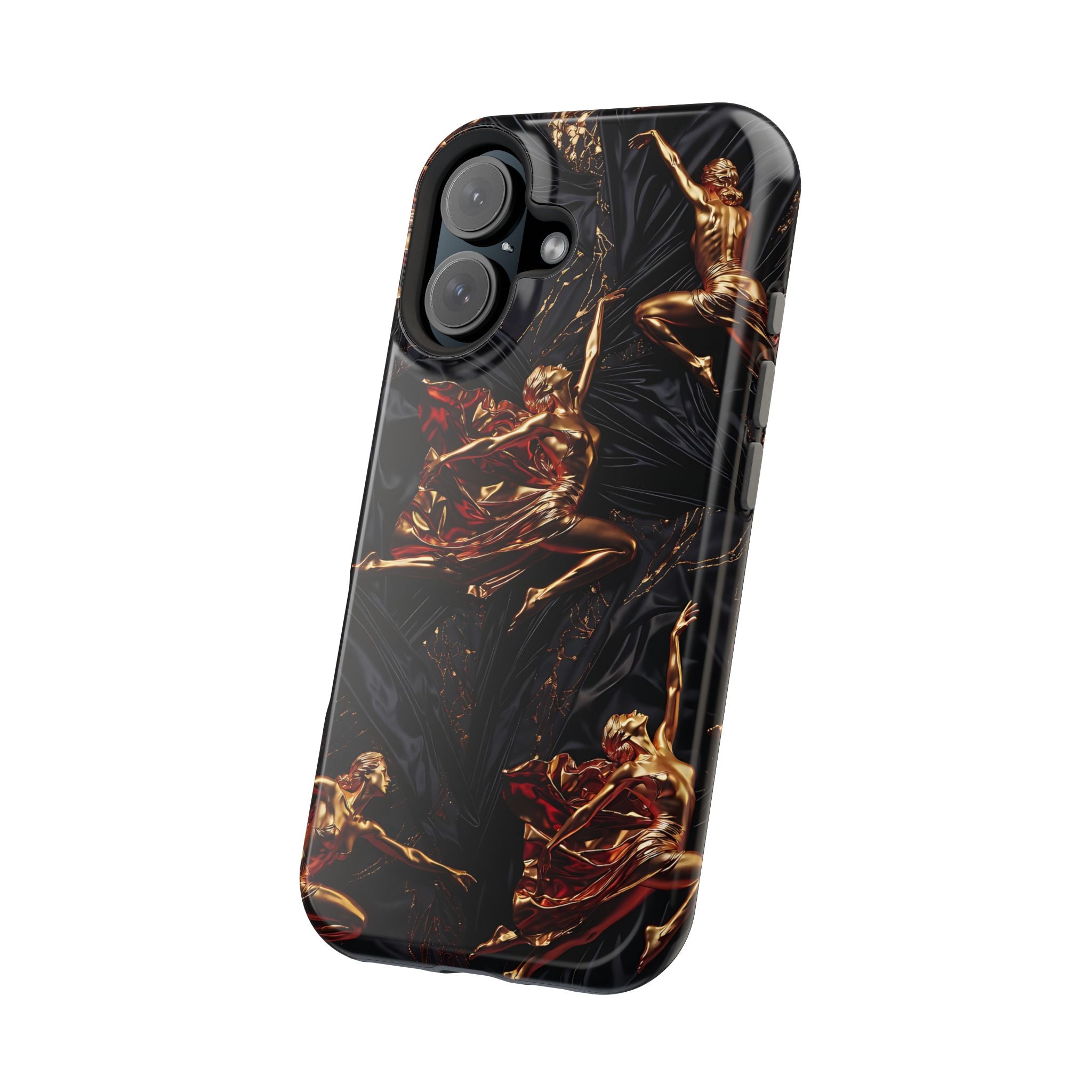 Gold Sculpture Phone Case for iPhone 13-17 & Samsung Galaxy S26
