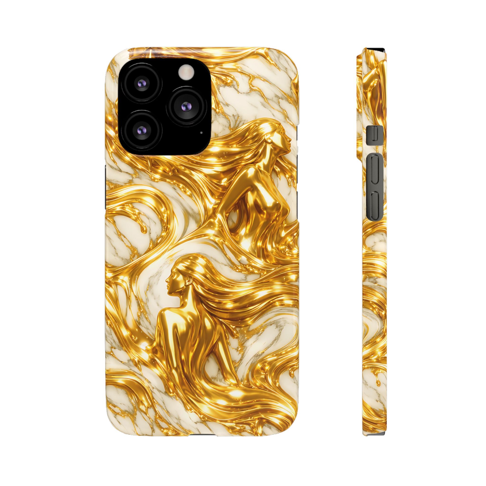 Divine Gold Woman Snap Phone Case for iPhone & Galaxy