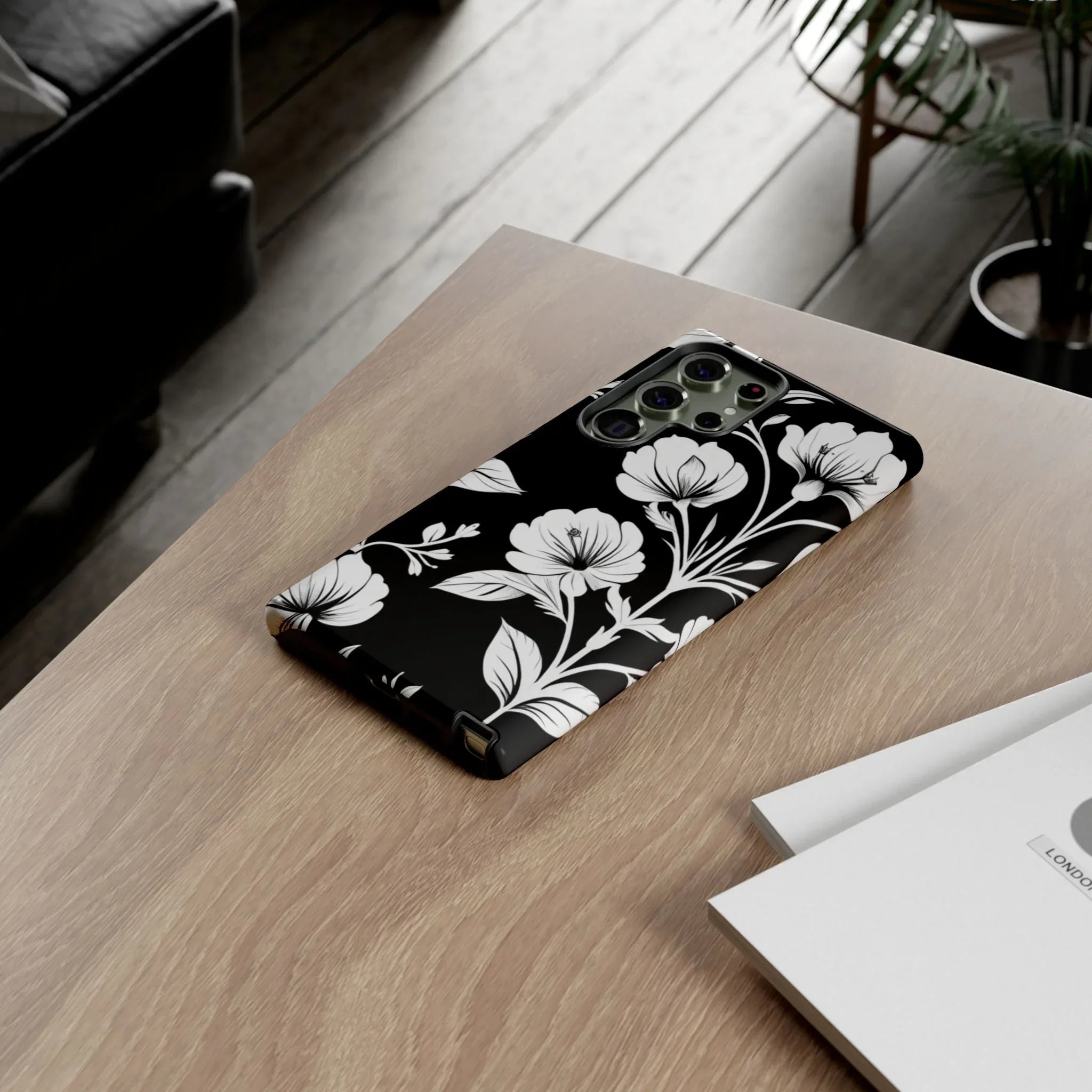 Elegant Floral Phone Case for Galaxy S20-S25 - KARARMDESIGN