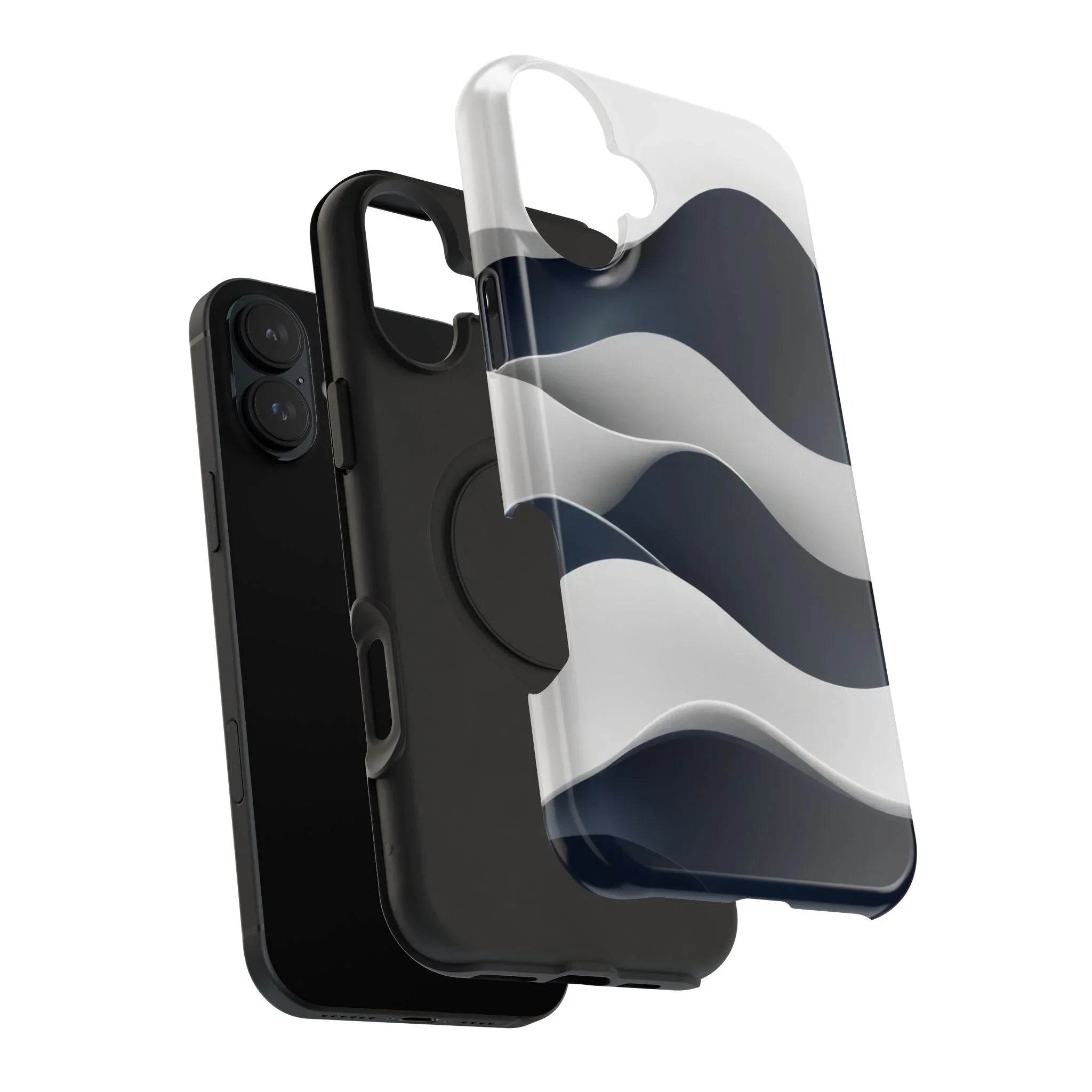 Ocean Flow Phone Case for iPhone 11-17 and Galaxy S21-S22 - KARARMDESIGN