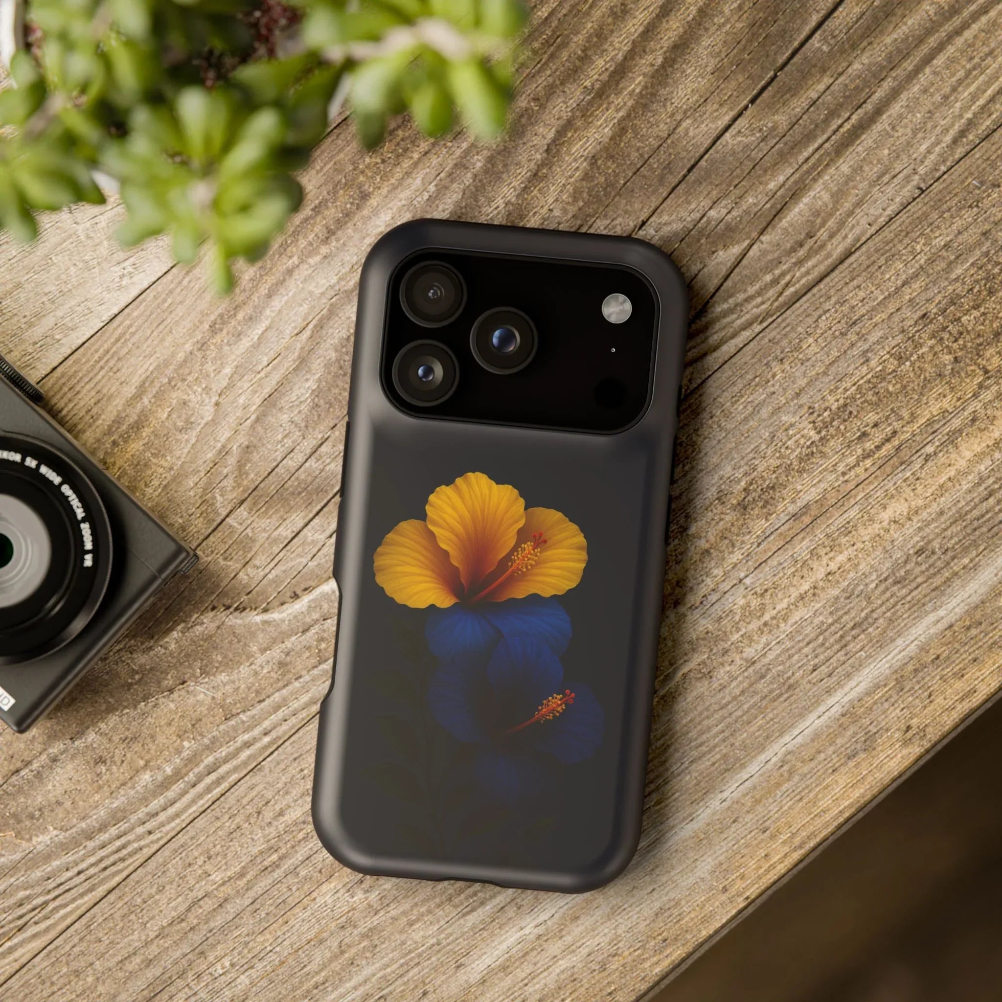Elegant Hibiscus Phone Case for iPhone 11-17 and Galaxy S21-S22 - KARARMDESIGN