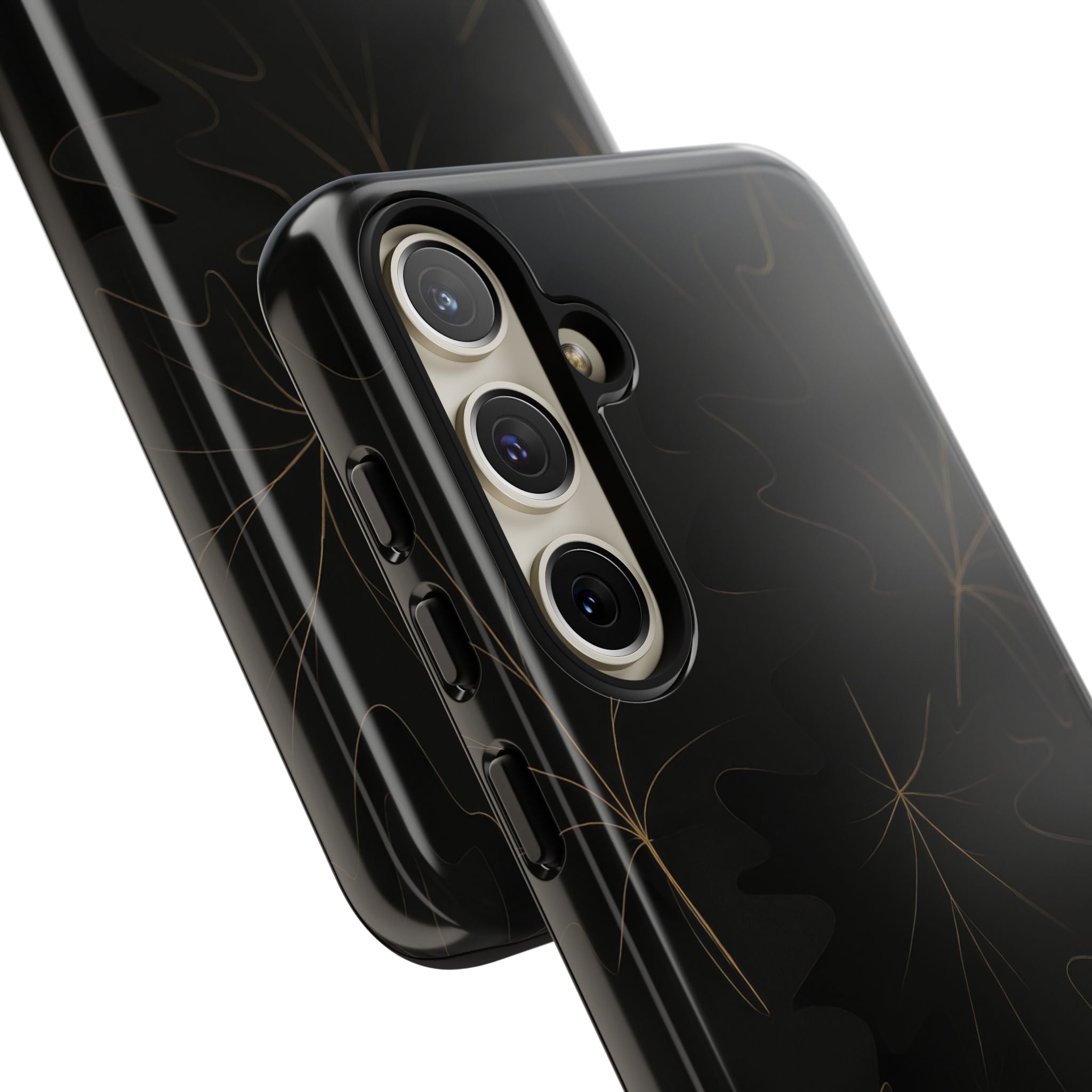 Luxury Fall Leaf Phone Case – Samsung Galaxy S20–S26 & Google Pixel 6-9