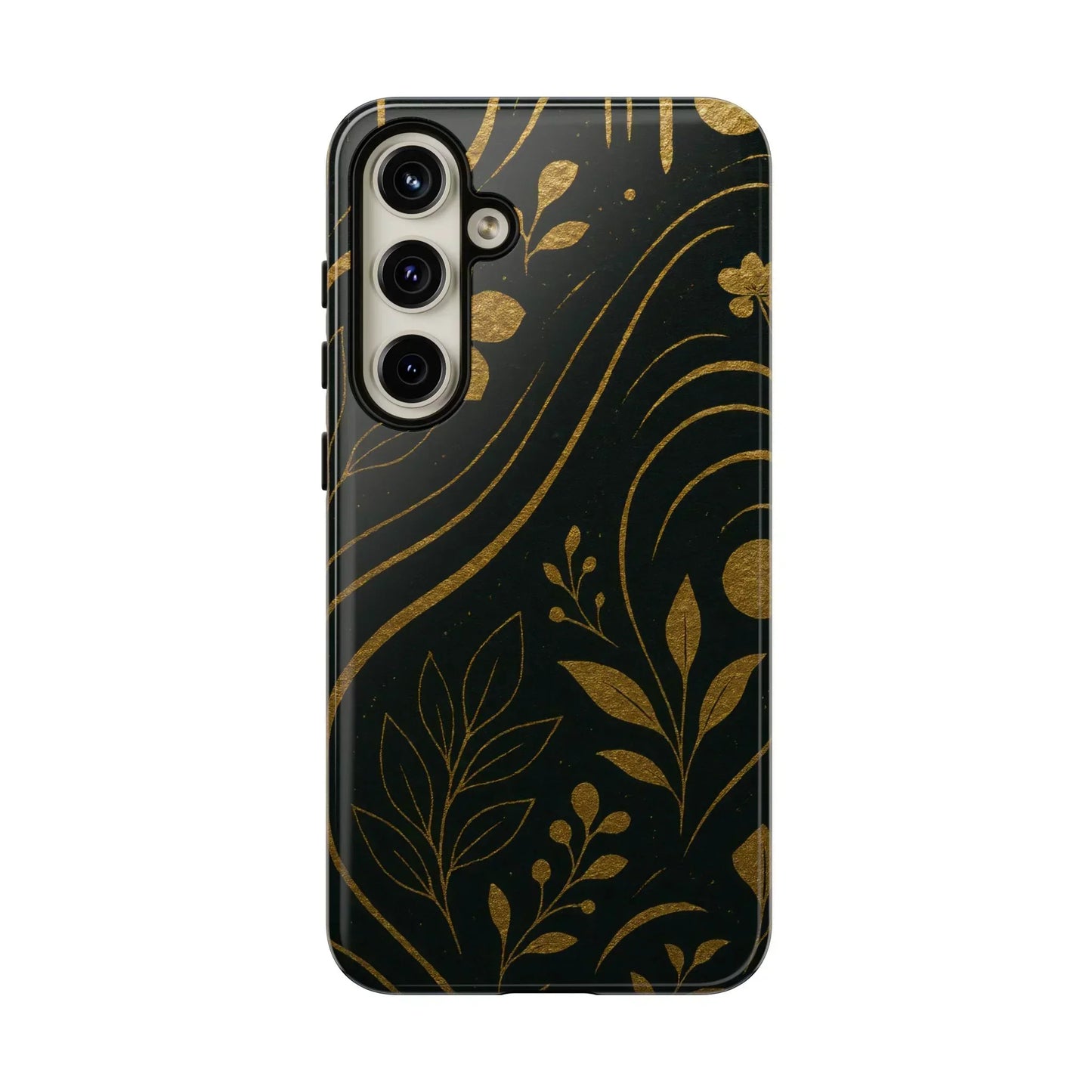 Foil Frenzy Abstract Gold Pattern Phone Case for Samsung Galaxy and Google Pixel - KarArmDesign