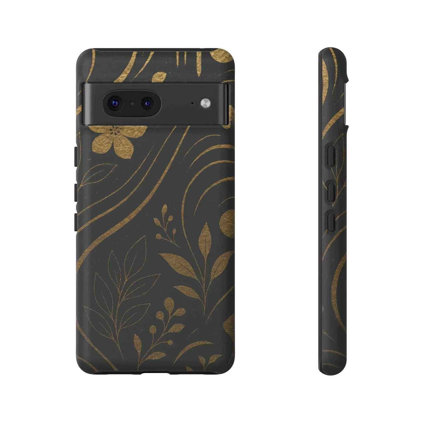 Foil Frenzy Abstract Gold Pattern Phone Case for Samsung Galaxy and Google Pixel - KarArmDesign