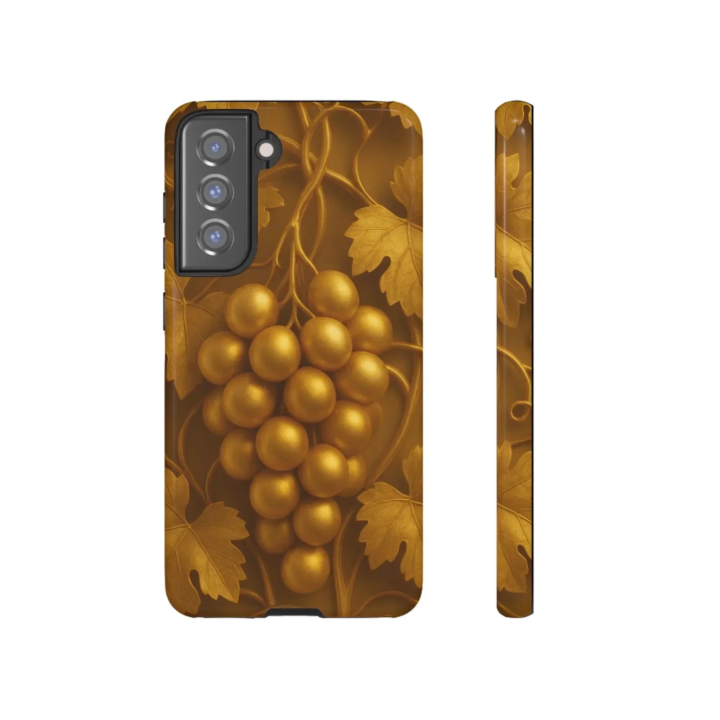 Golden Grapes Phone Case for Samsung Galaxy S10-S25 Models - KarArmDesign