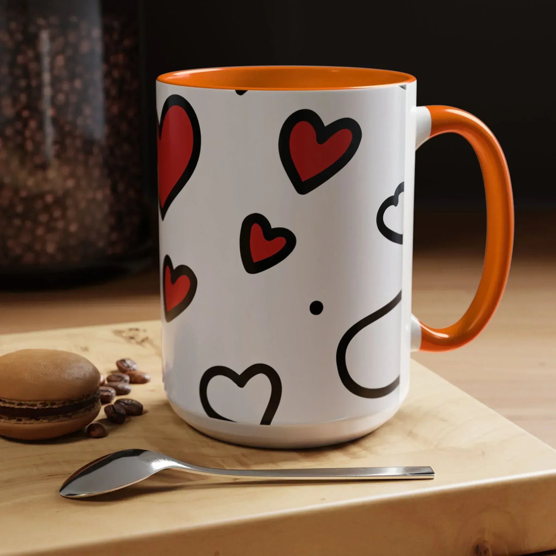 Love Overflow Mug – Accent Coffee Mug (11, 15oz) - KARARMDESIGN