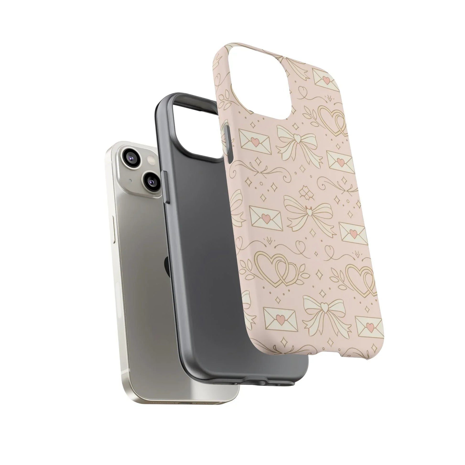 Sweet Romance Tough Phone Case for iPhone 11–17 & Galaxy S10–S25 - KARARMDESIGN