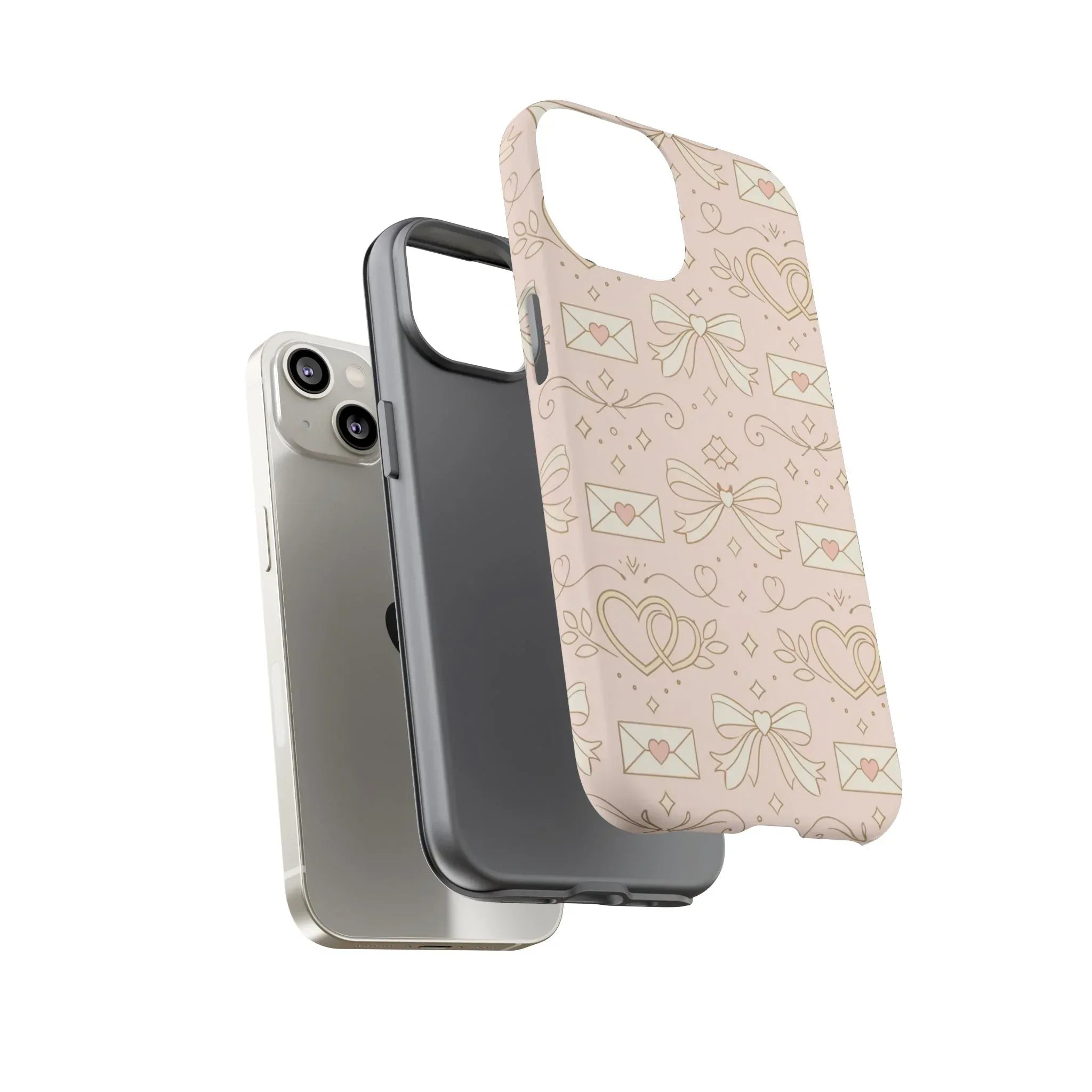 Sweet Romance Tough Phone Case for iPhone 11–17 & Galaxy S10–S25 - KARARMDESIGN