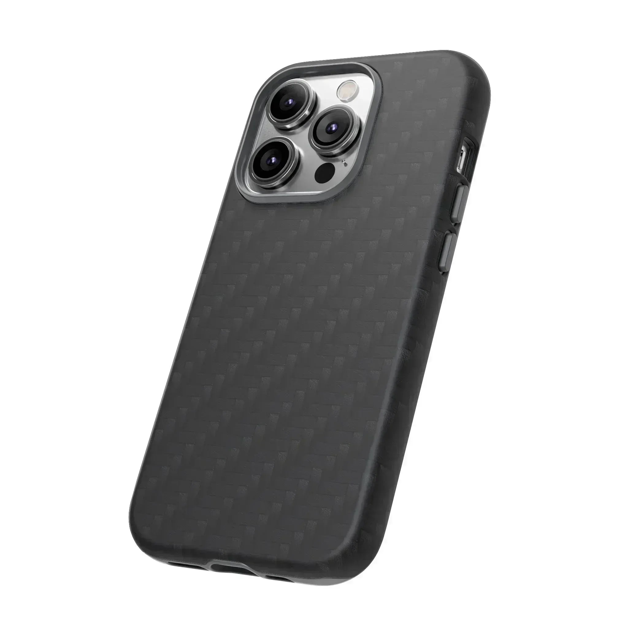 Black Carbon Phone Case for iPhone 8-16 and Google Pixel up to 9 - KARARMDESIGN