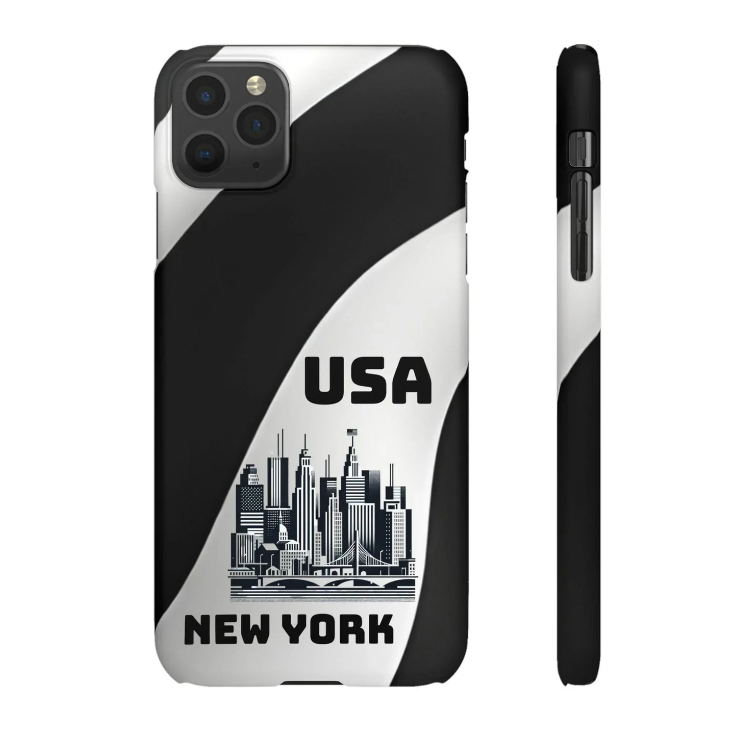 Monochrome New York City Skyline Phone Case for iPhone, Galaxy & Pixel - KarArmDesign