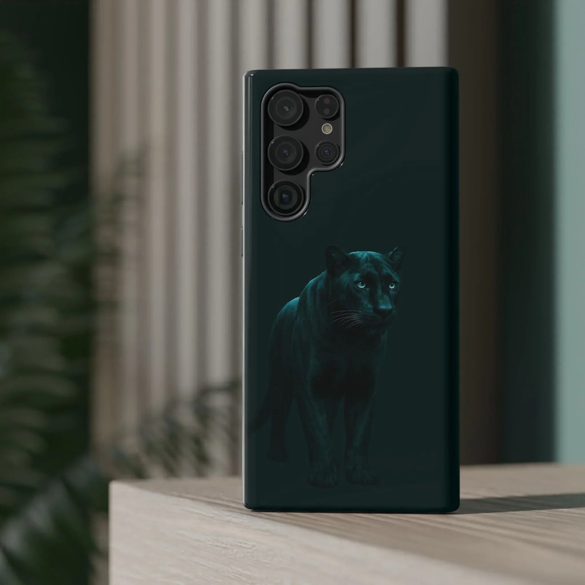 Black Panther Phone Case for iPhone 12-16 and Samsung Galaxy S21-S22 Models - KarArmDesign