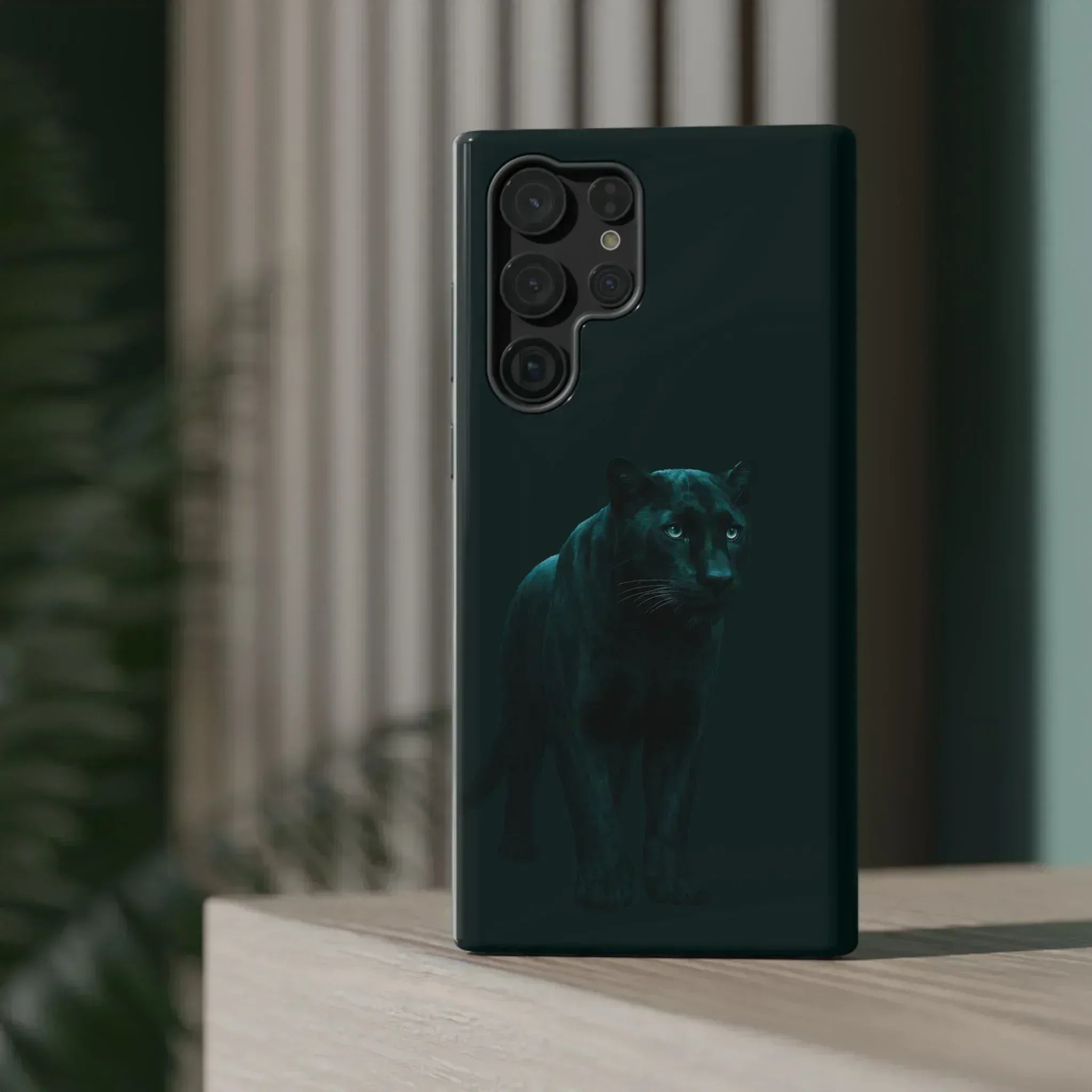 Black Panther Phone Case for iPhone 12-16 and Galaxy S21-S22 - KARARMDESIGN