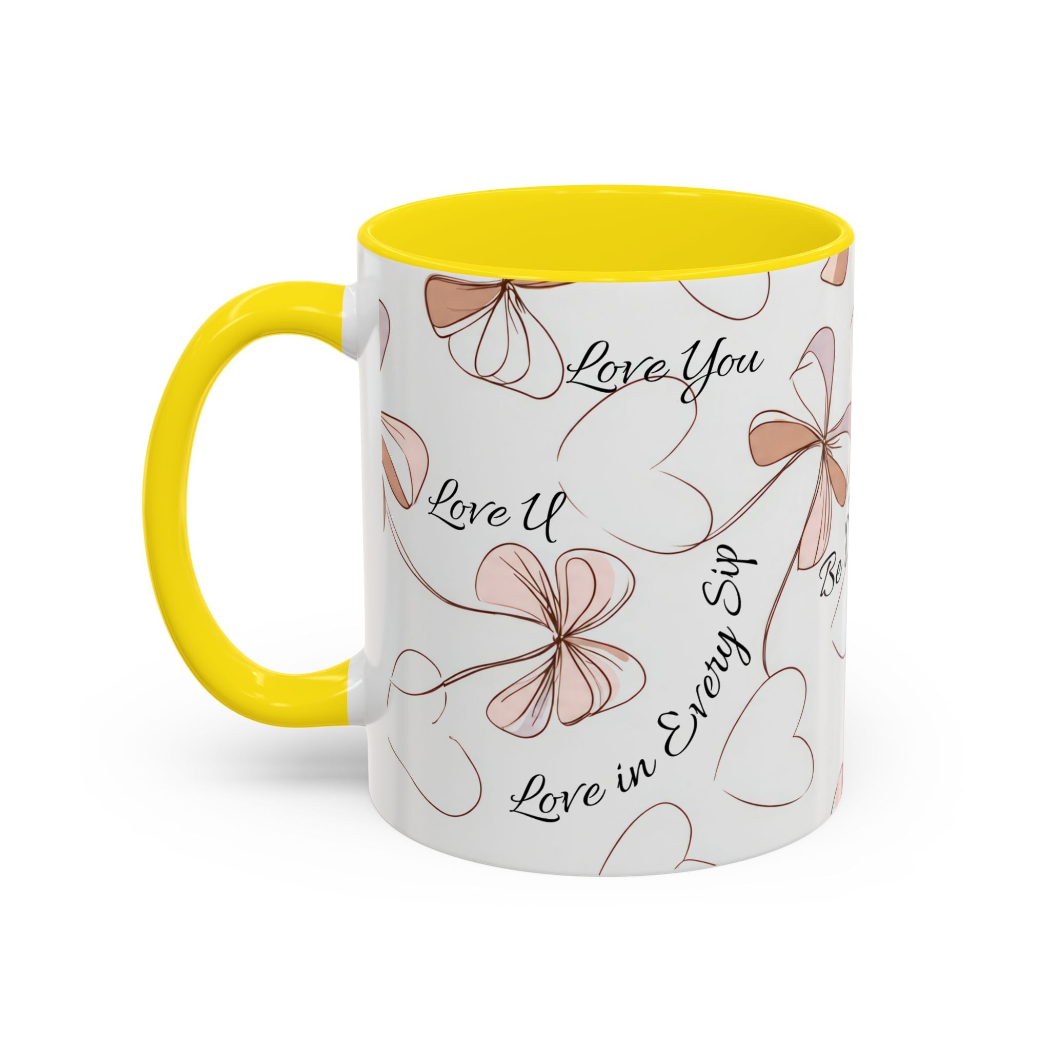 Love Messages Accent Coffee Mug (11, 15oz)