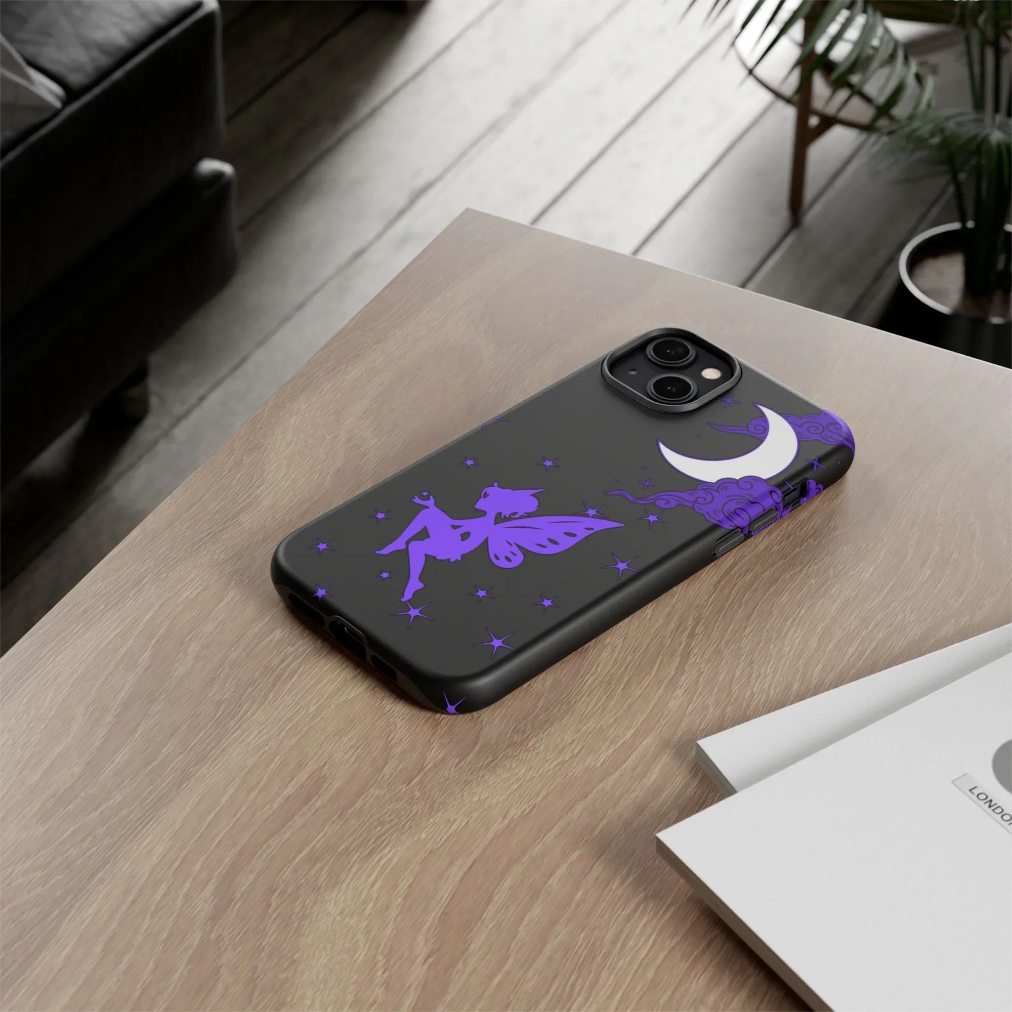Moonlit Fairy Phone Case for iPhone 8-16 and Galaxy S10-S23 - KARARMDESIGN