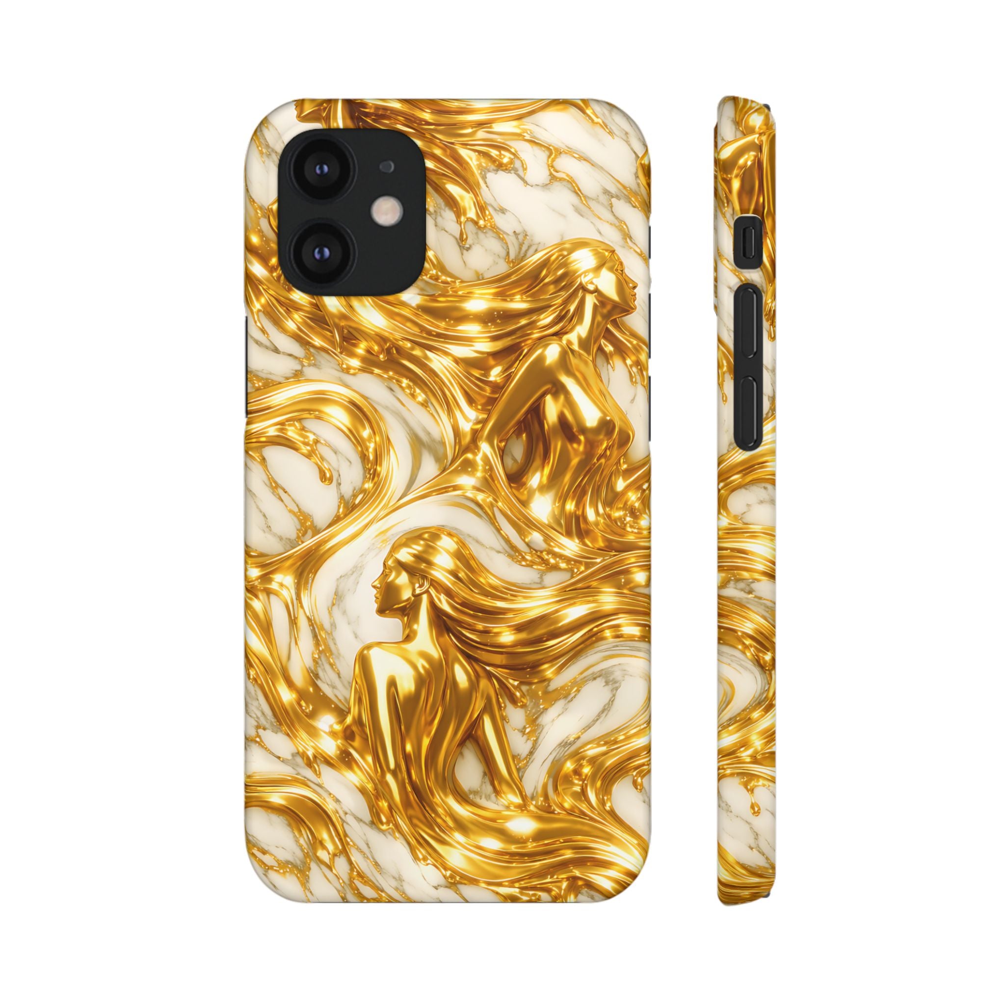 Divine Gold Woman Snap Phone Case for iPhone & Galaxy