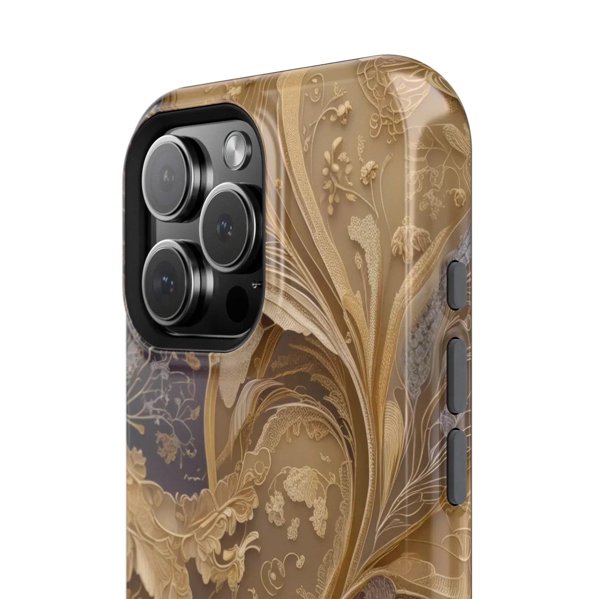 Botanical Luxury Design Impact-Resistant Phone Case for iPhone 12-16 and Galaxy S21-S22 Models - KarArmDesign