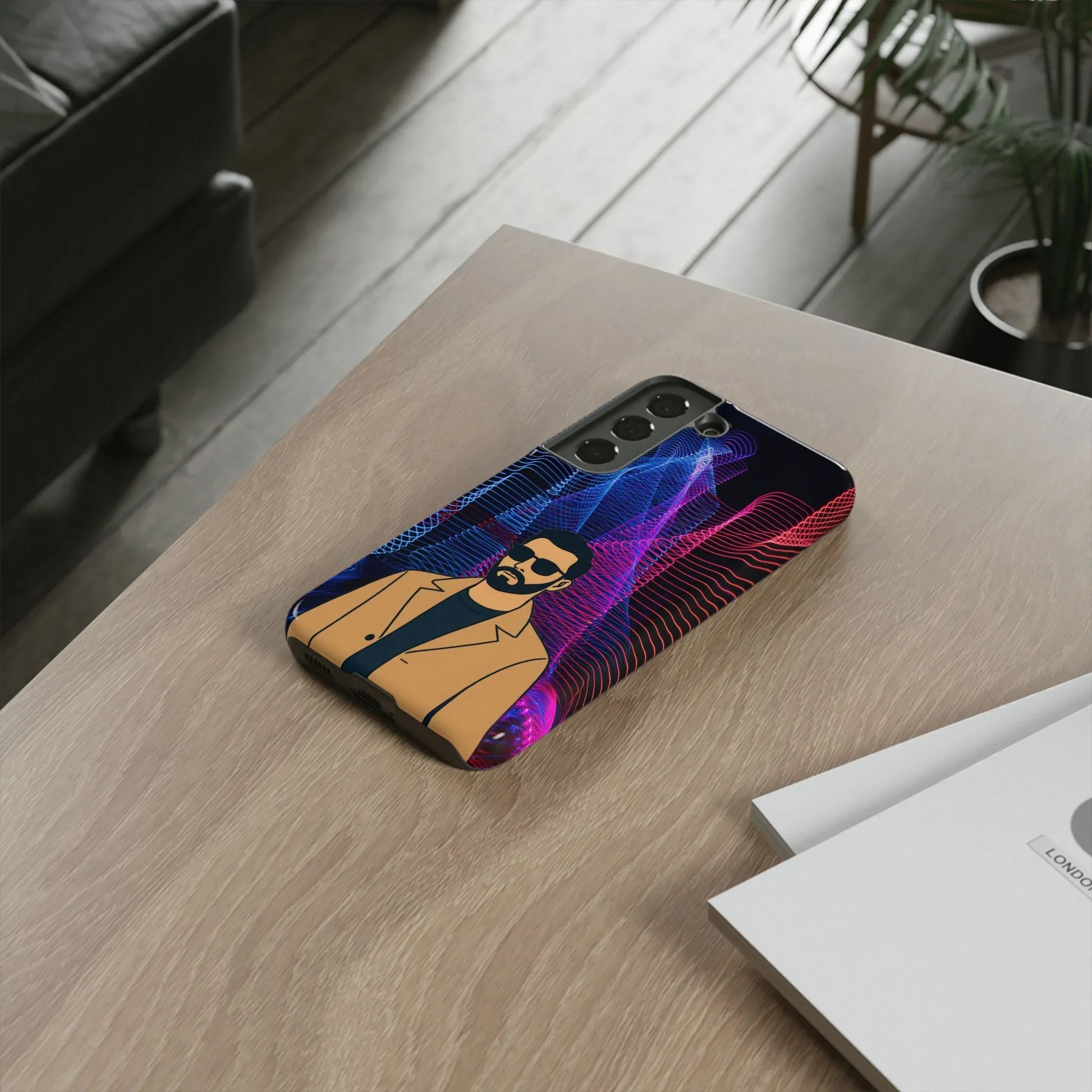 Bearded Style Phone Case for iPhone 11-17 and Galaxy S20-S25 - KARARMDESIGN