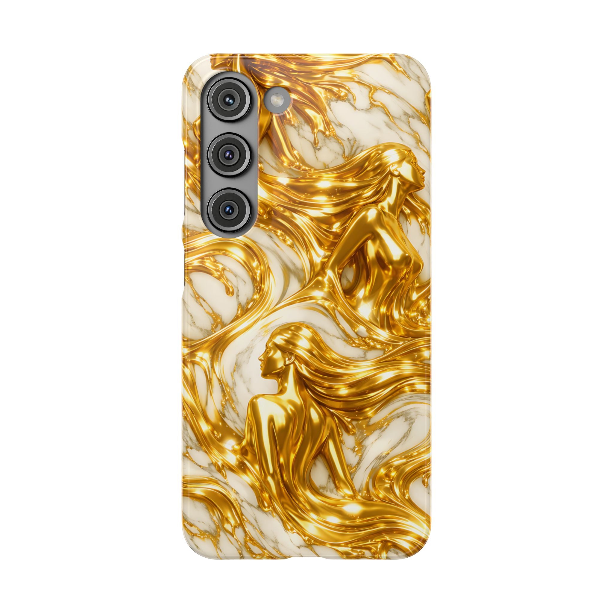 Divine Gold Woman Snap Phone Case for iPhone & Galaxy