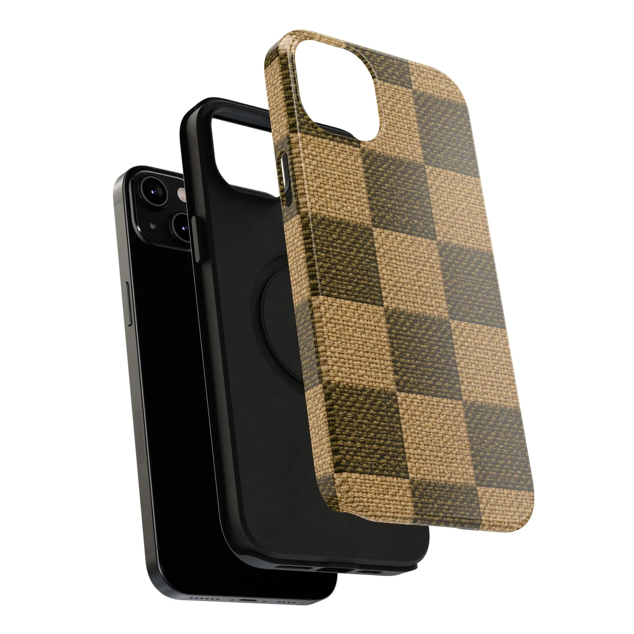 Rustic Woven Phone Case for iPhone 11-17 and Galaxy S21-S22 - KARARMDESIGN