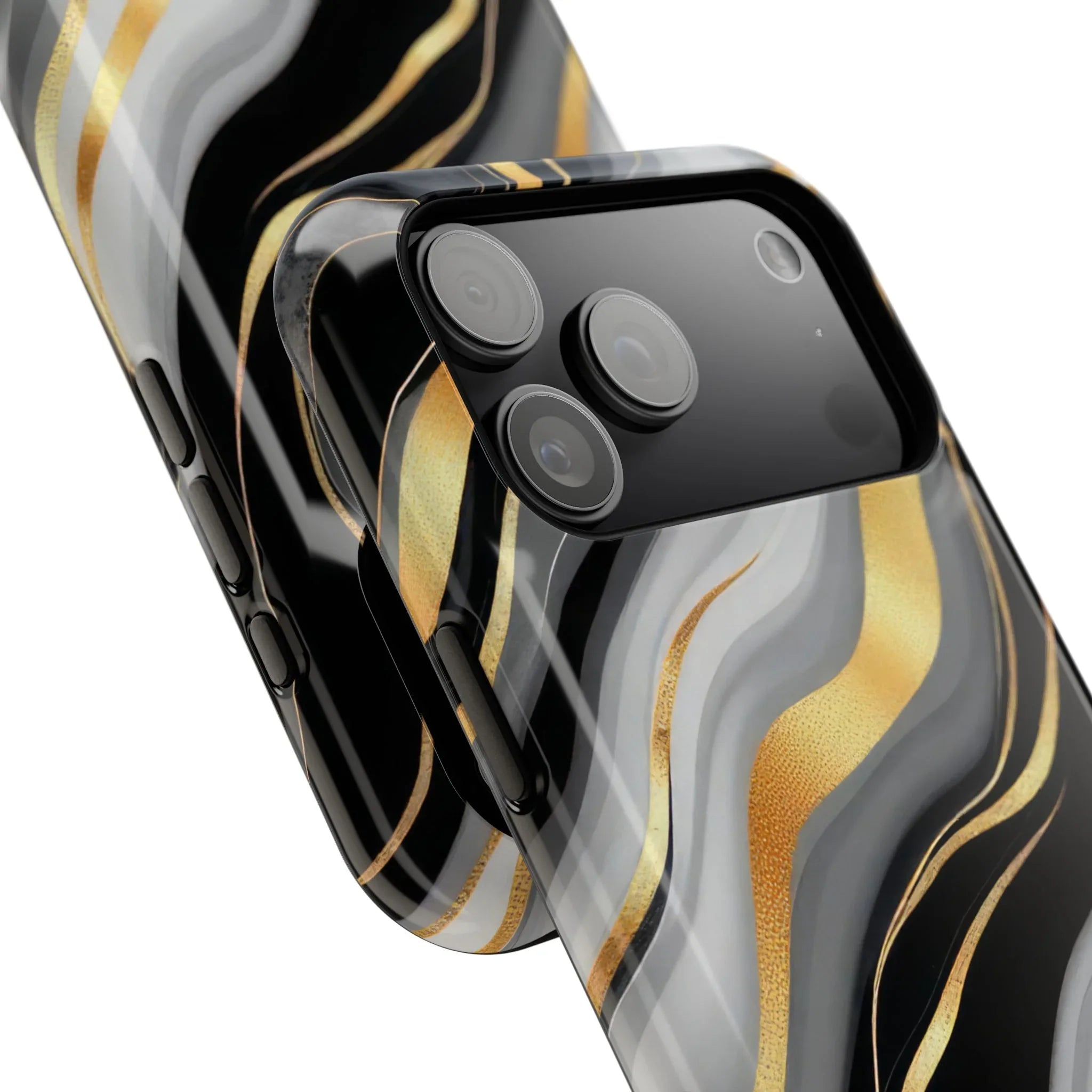 Modern Marble Flow Phone Case for iPhone 11-17 - KARARMDESIGN