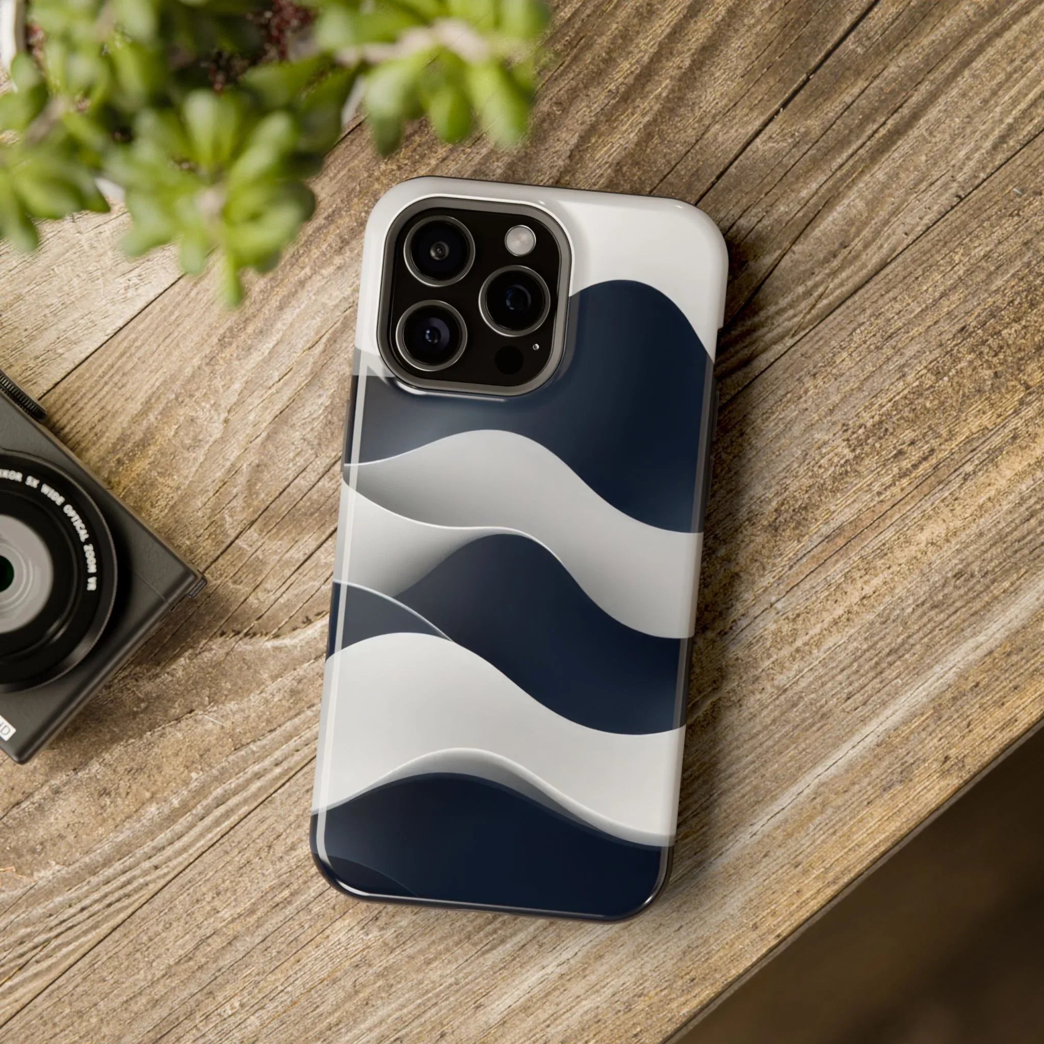 Ocean Flow Phone Case for iPhone 11-17 and Galaxy S21-S22 - KARARMDESIGN