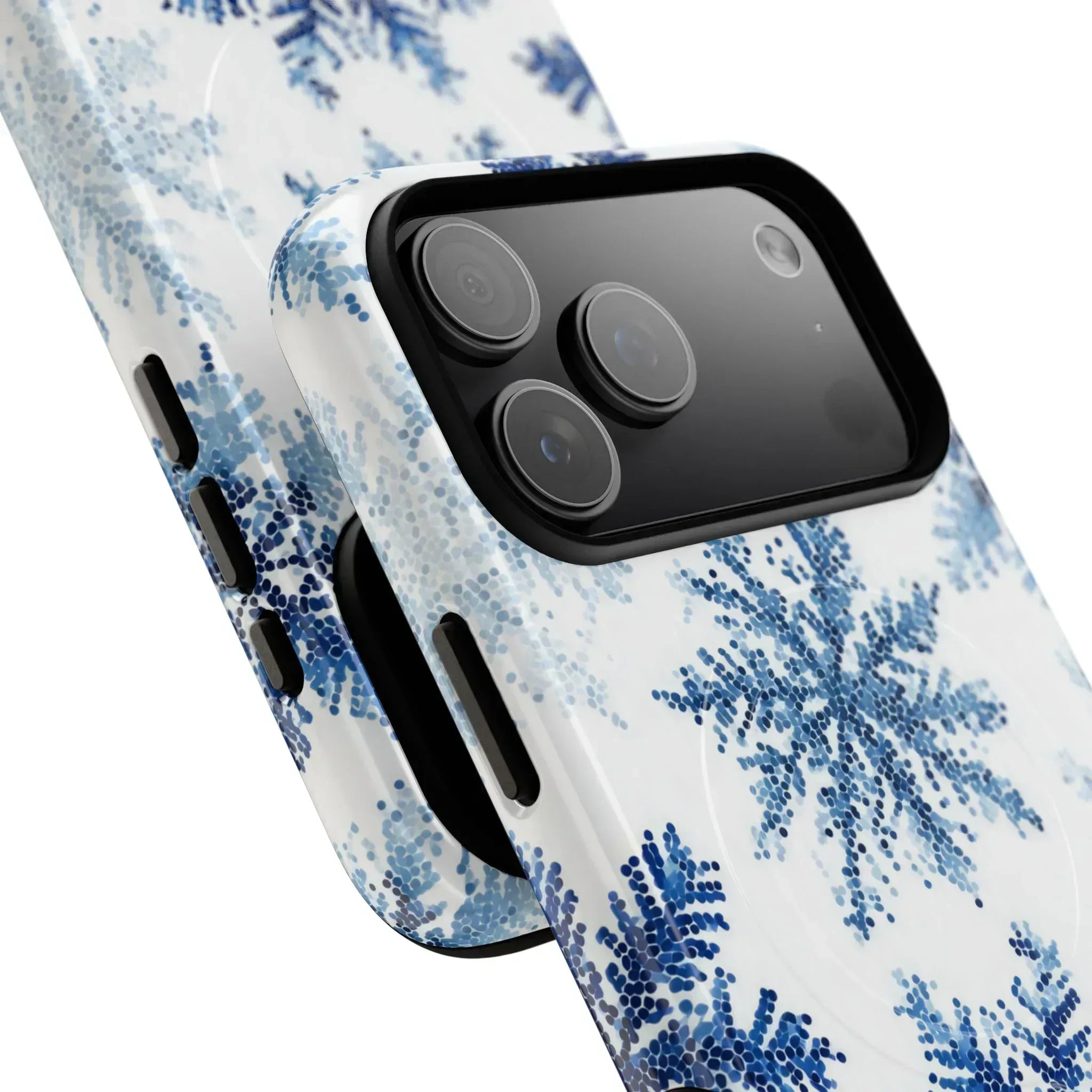 Snowflake Elegance Phone Case for iPhone 13-17 - KARARMDESIGN