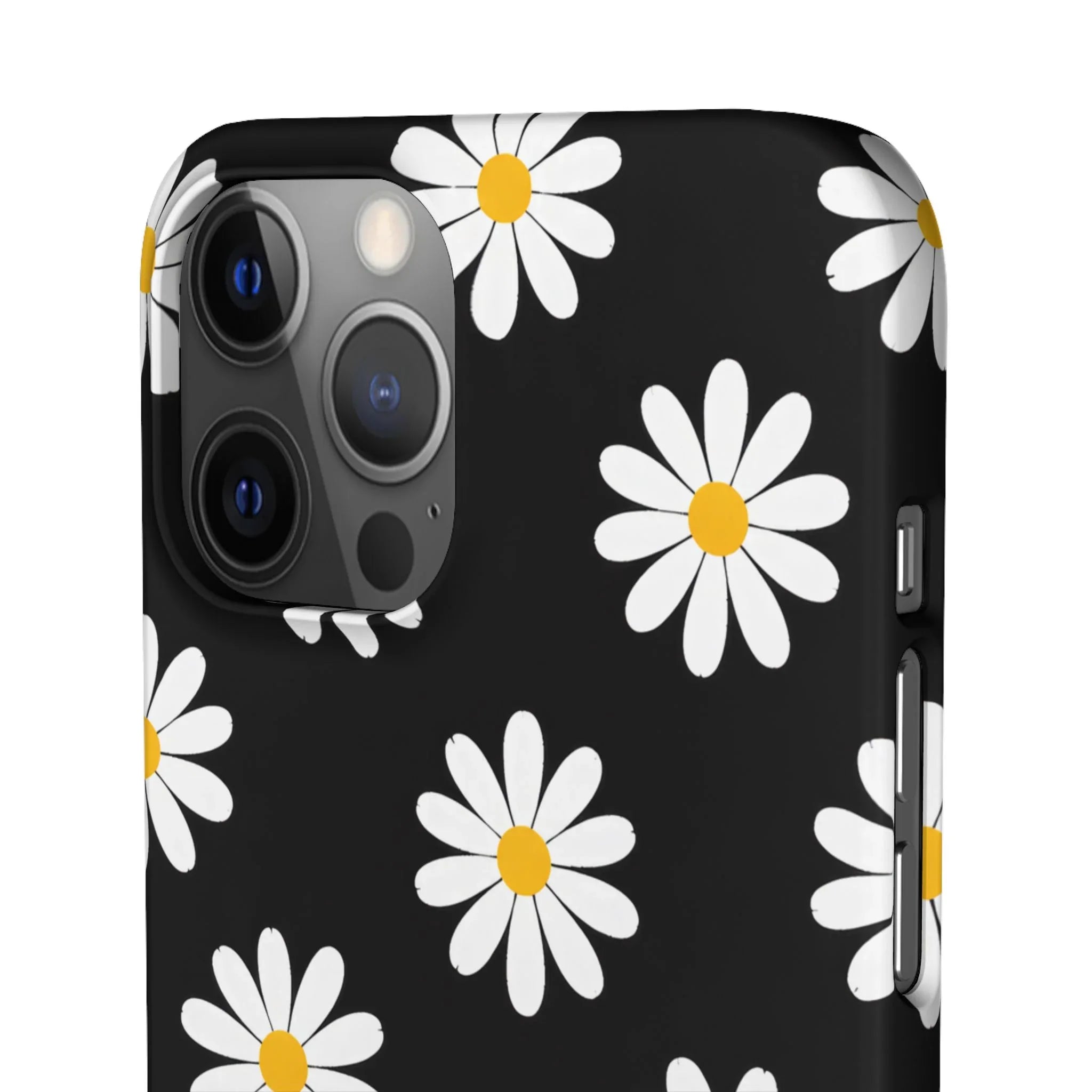 Daisy Charm Phone Case for iPhone 11-17 and Galaxy S20-S25 - KARARMDESIGN