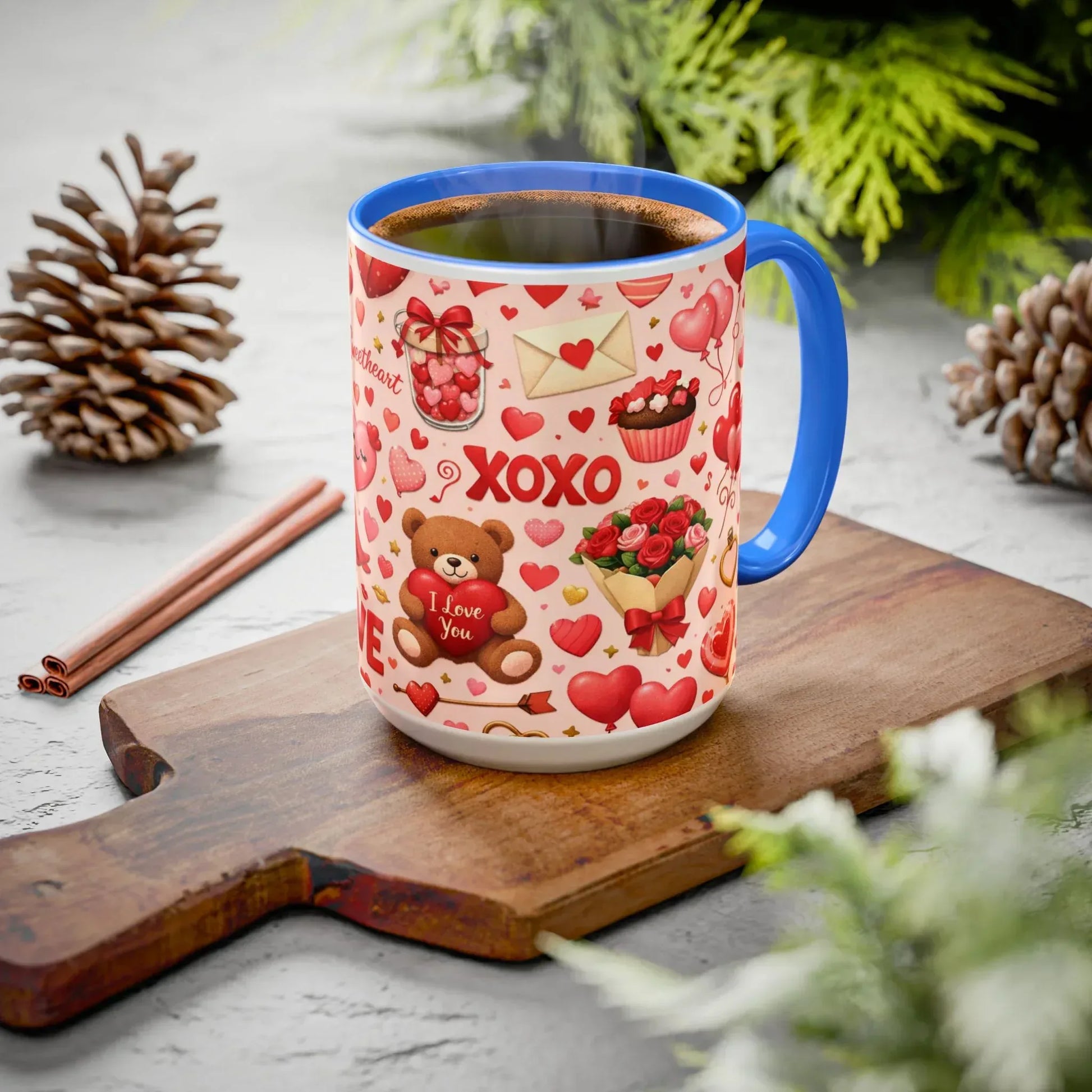 Sweetheart Love Mug - Colorful Mugs (11oz, 15oz) - KARARMDESIGN