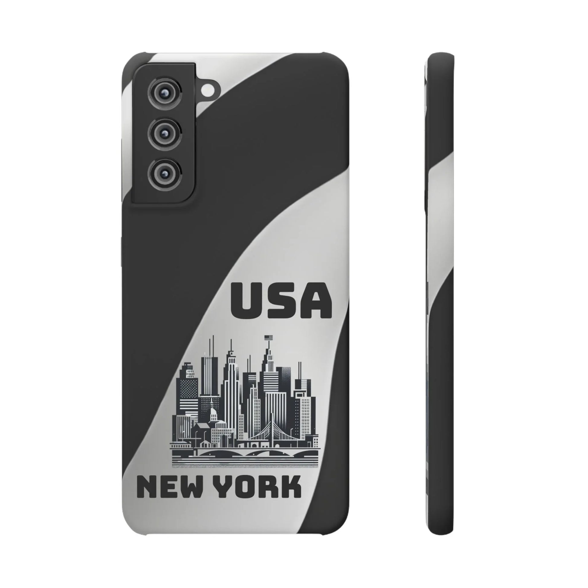 Monochrome New York City Phone Case for iPhone, Galaxy & Pixel - KARARMDESIGN