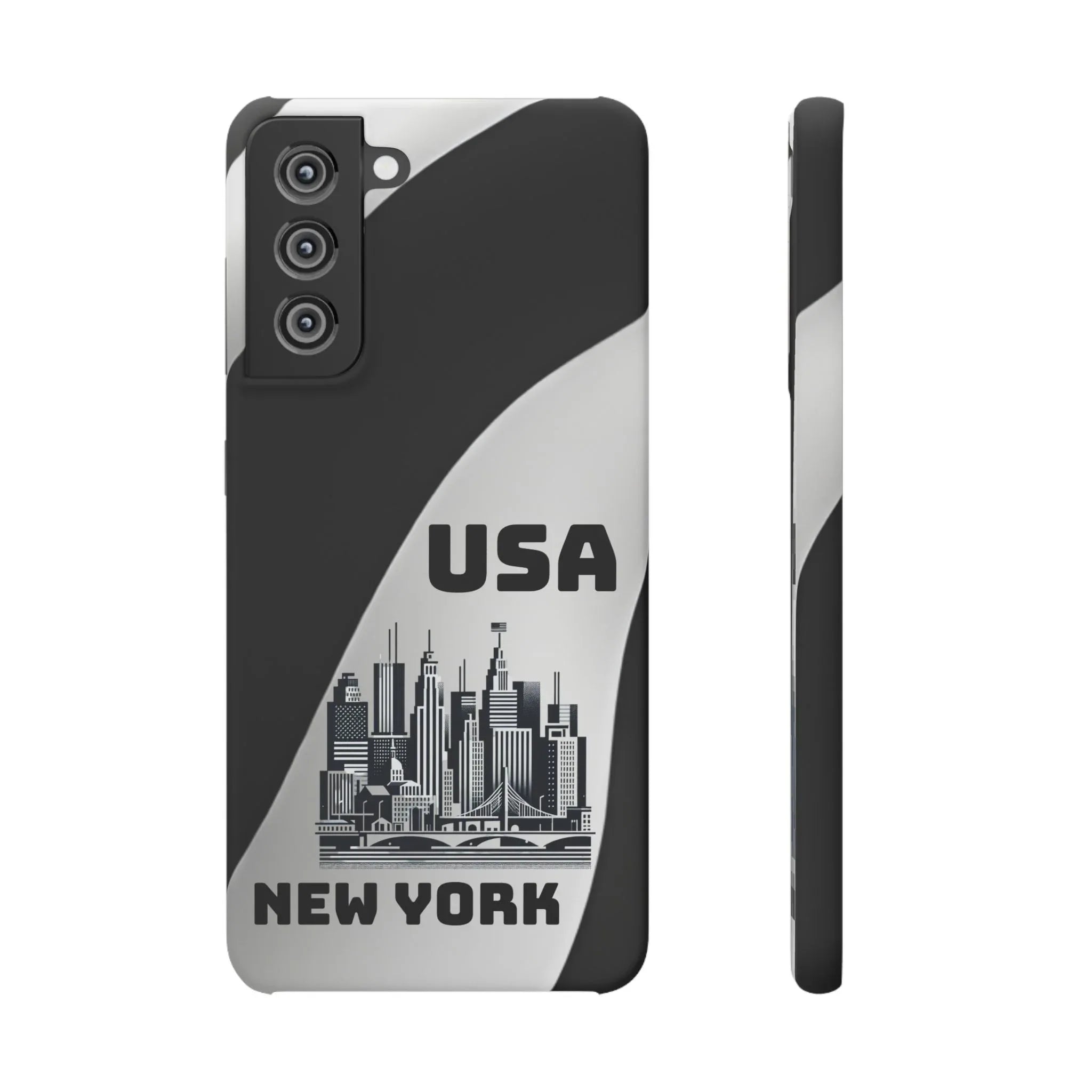 Monochrome New York City Phone Case for iPhone, Galaxy & Pixel - KARARMDESIGN