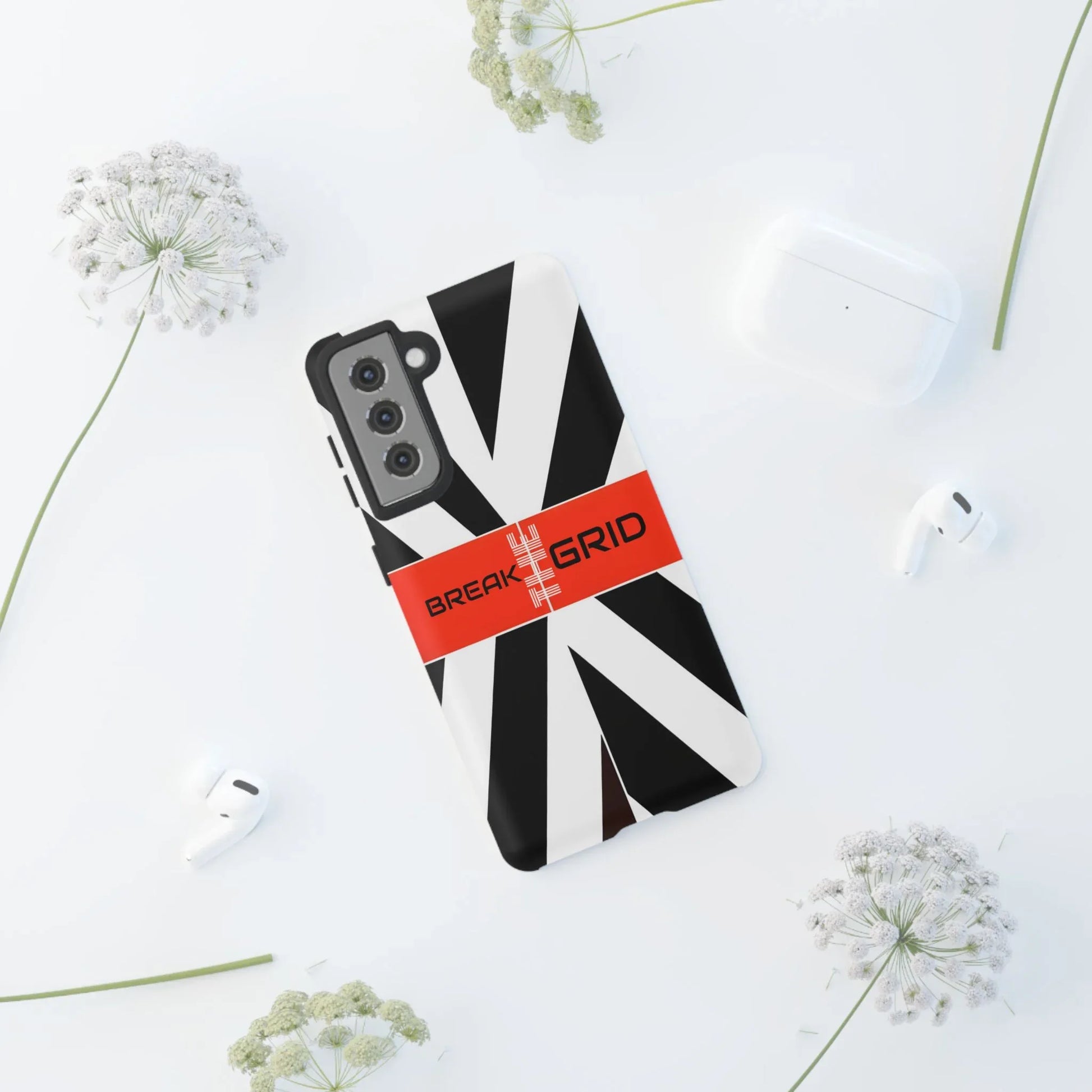 Break The Grid Phone Case for iPhone 11–16 and Galaxy S20–S25 - KARARMDESIGN