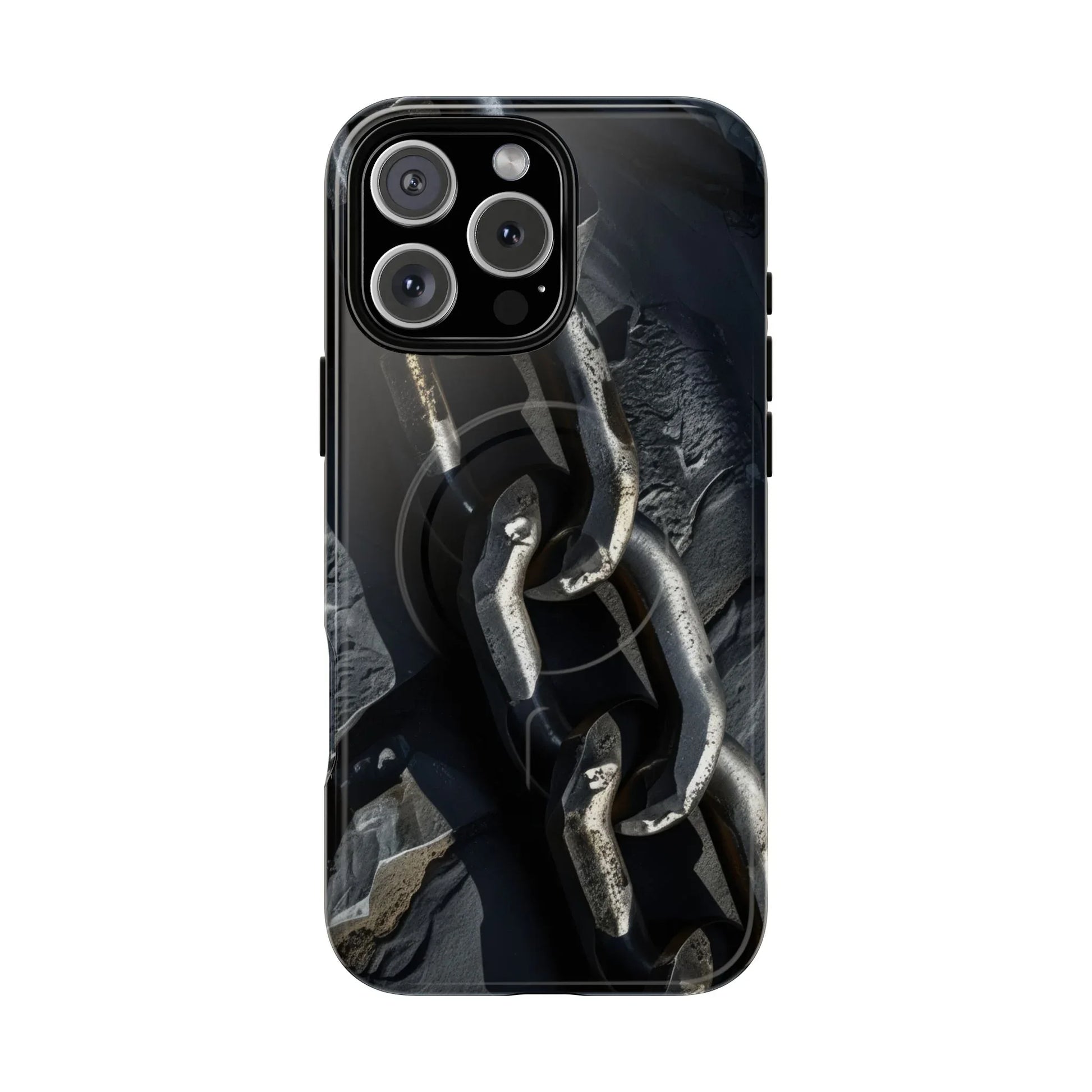 “Iron Chain” Tough Magnetic Phone Case for iPhone 13-17 - KARARMDESIGN